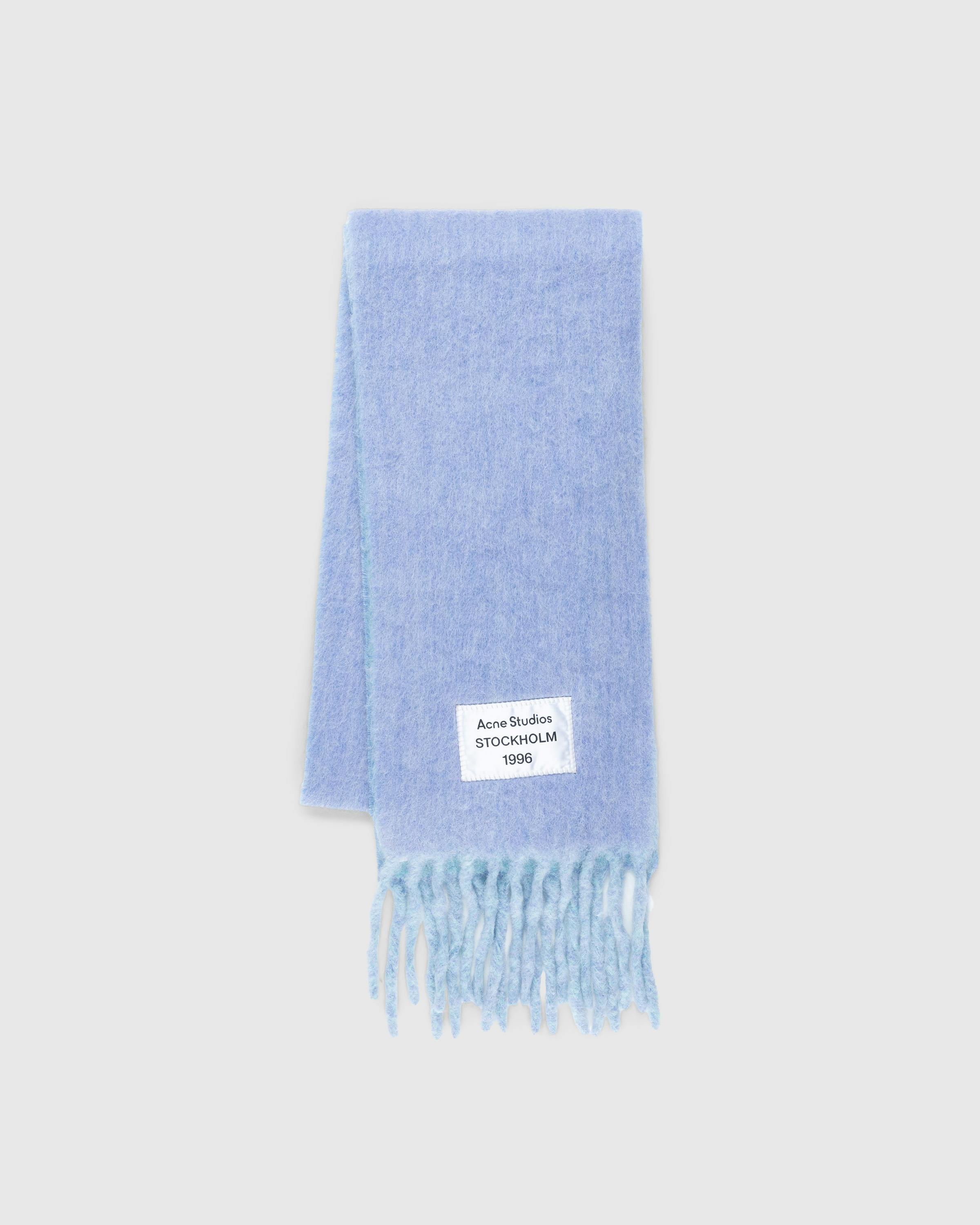 Acne Studios – Fringed Scarf Blue/Light Blue - Knits - Blue - Image 2