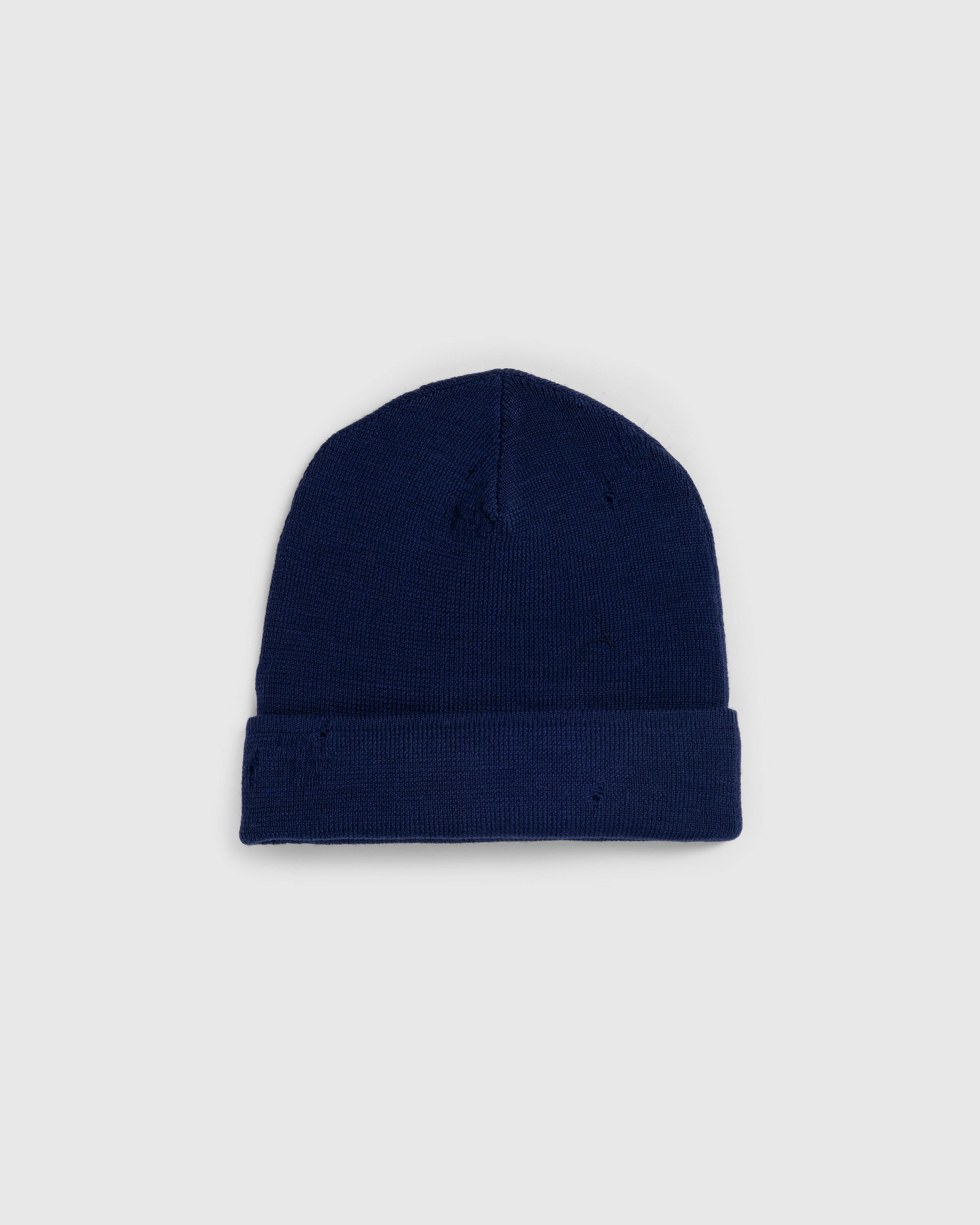 Acne Studios – Logo Beanie Navy - Caps - Blue - Image 2