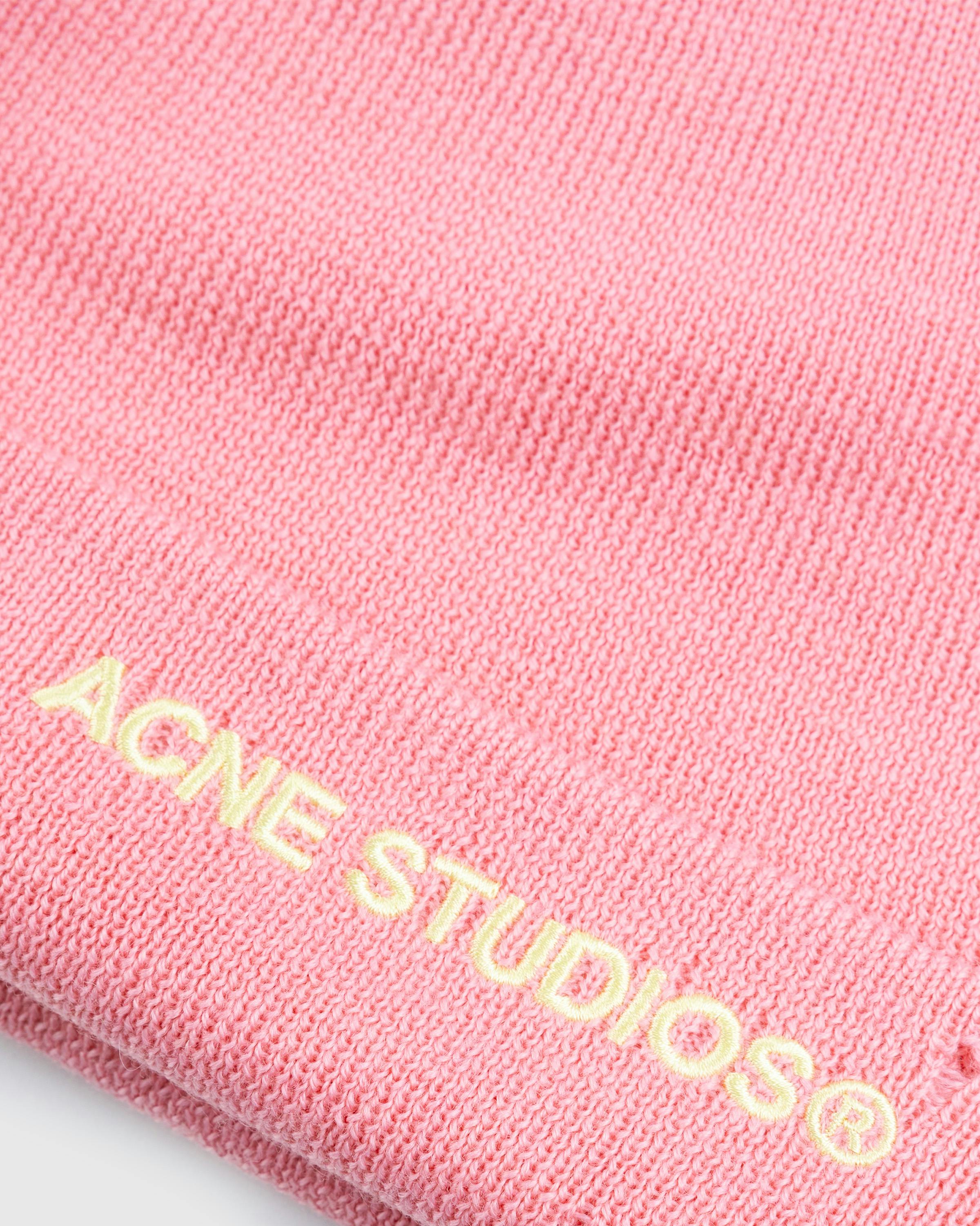 Acne Studios – Logo Beanie Pink - Caps - Pink - Image 3