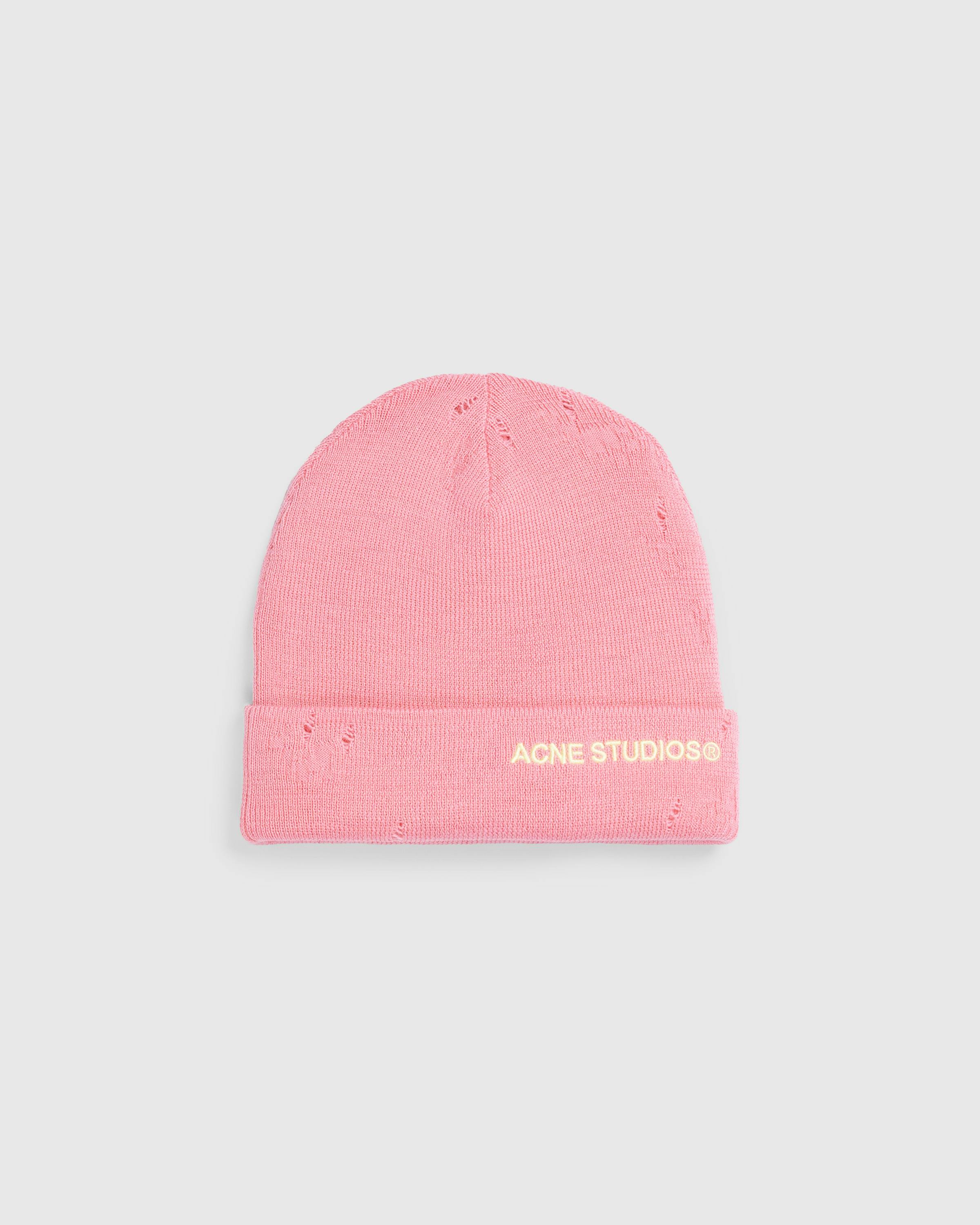 Acne Studios – Logo Beanie Pink - Caps - Pink - Image 1