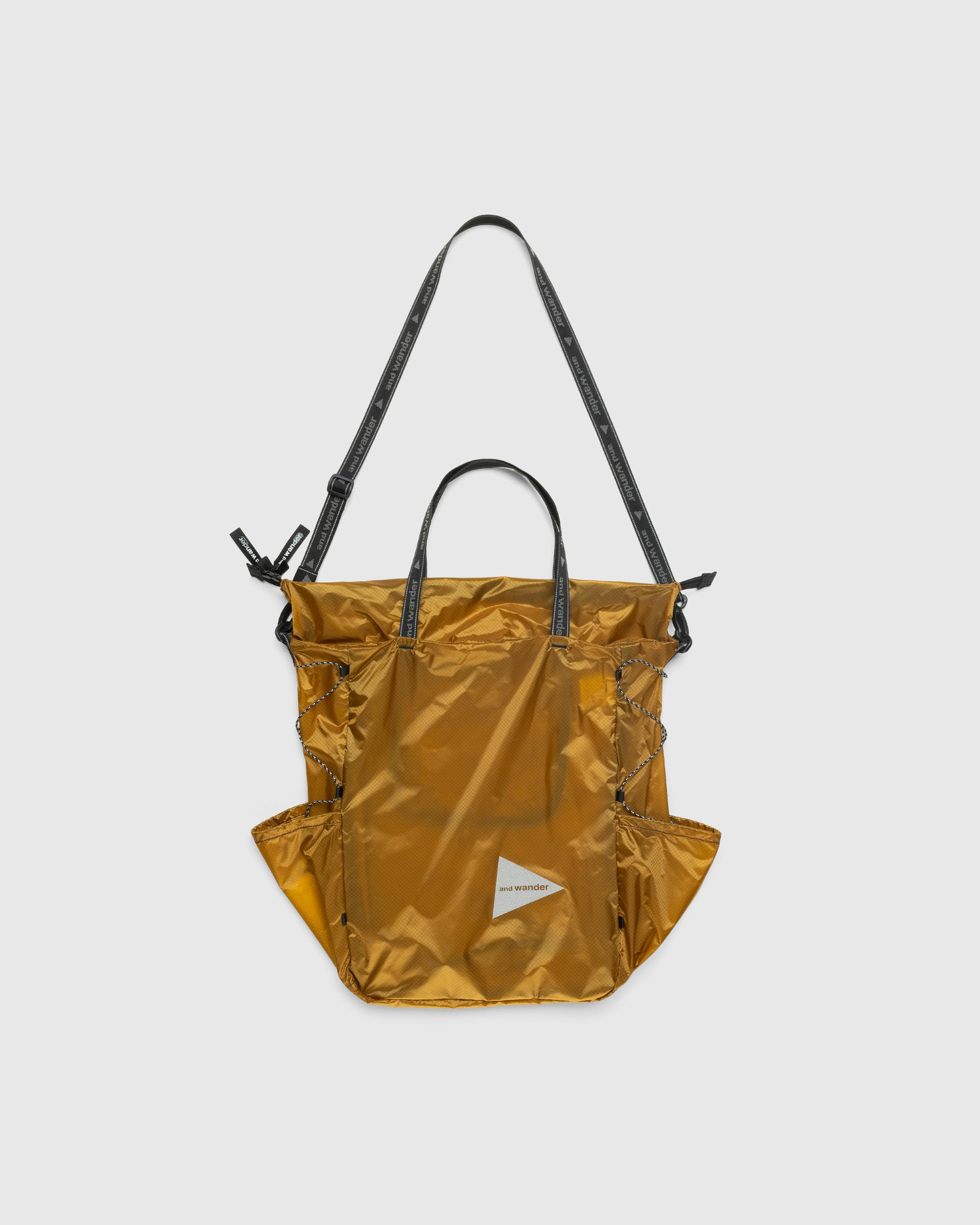 And Wander – Sil Tote Bag Yellow - Tote Bags - Yellow - Image 1