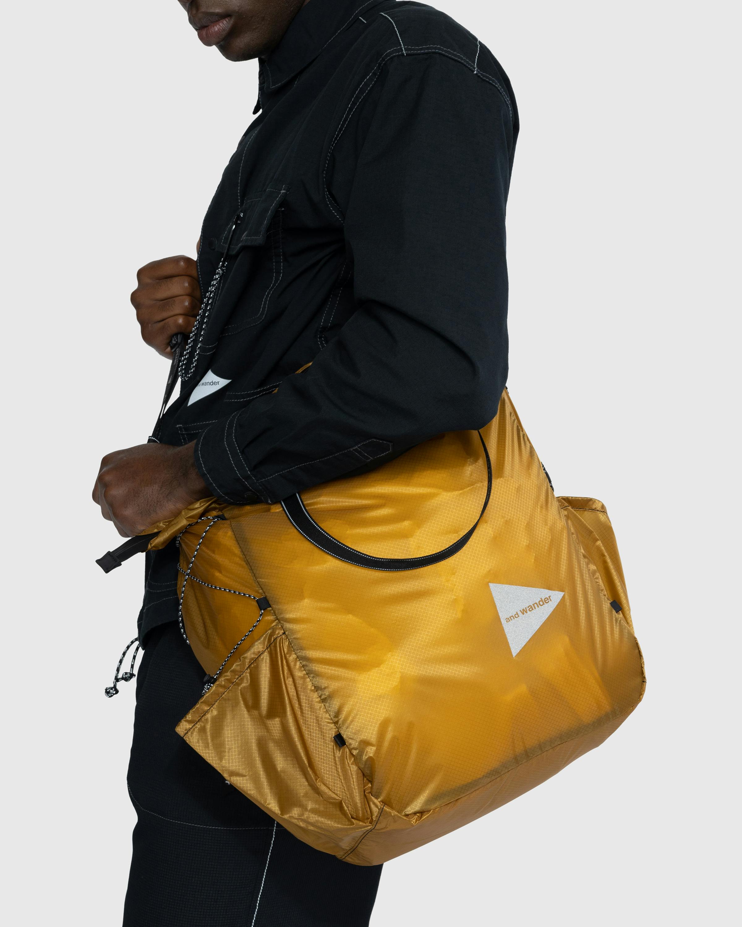 And Wander – Sil Tote Bag Yellow - Tote Bags - Yellow - Image 3