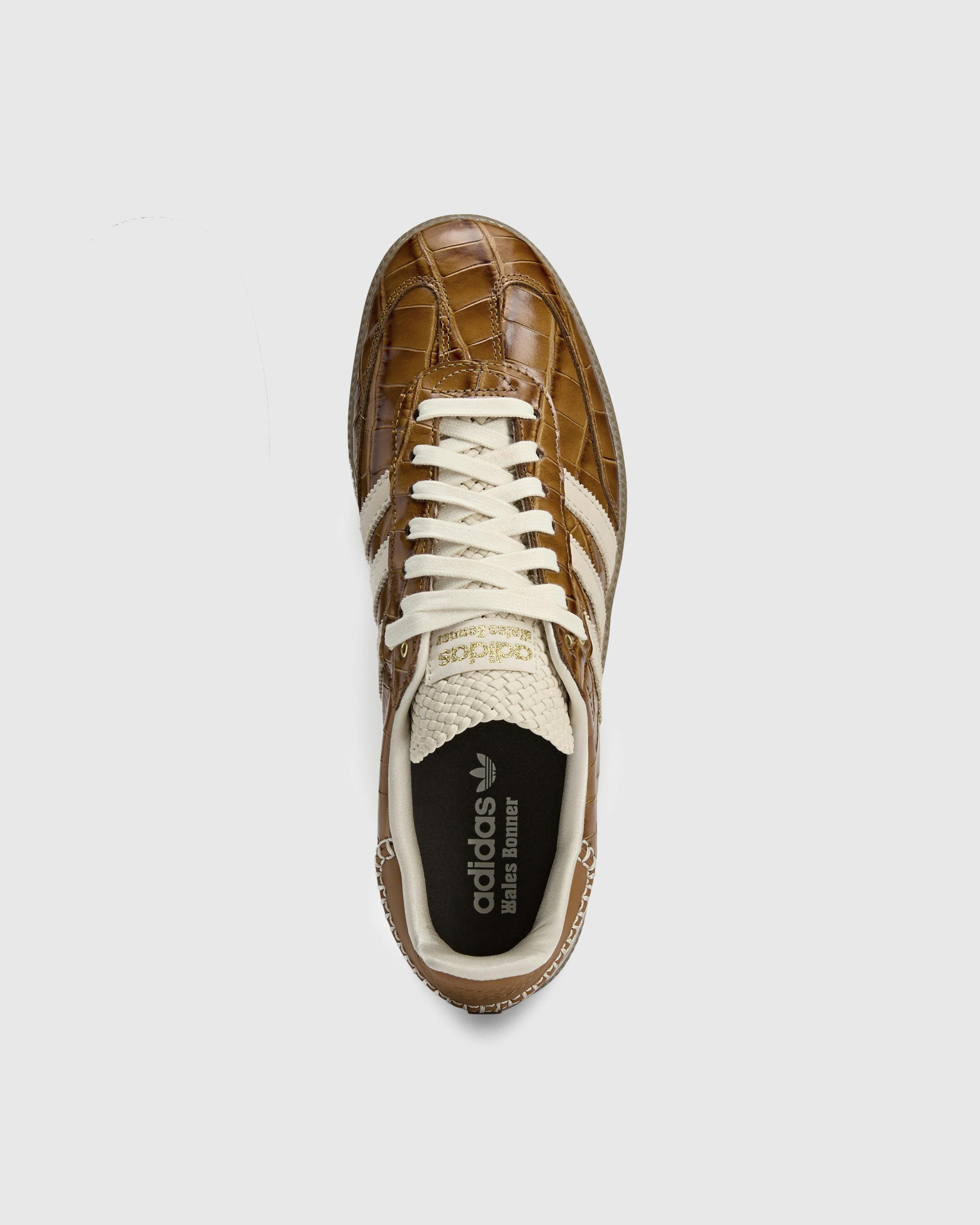 Adidas x Wales Bonner – Samba Brown/White/Gum - Low Top Sneakers - Brown - Image 4