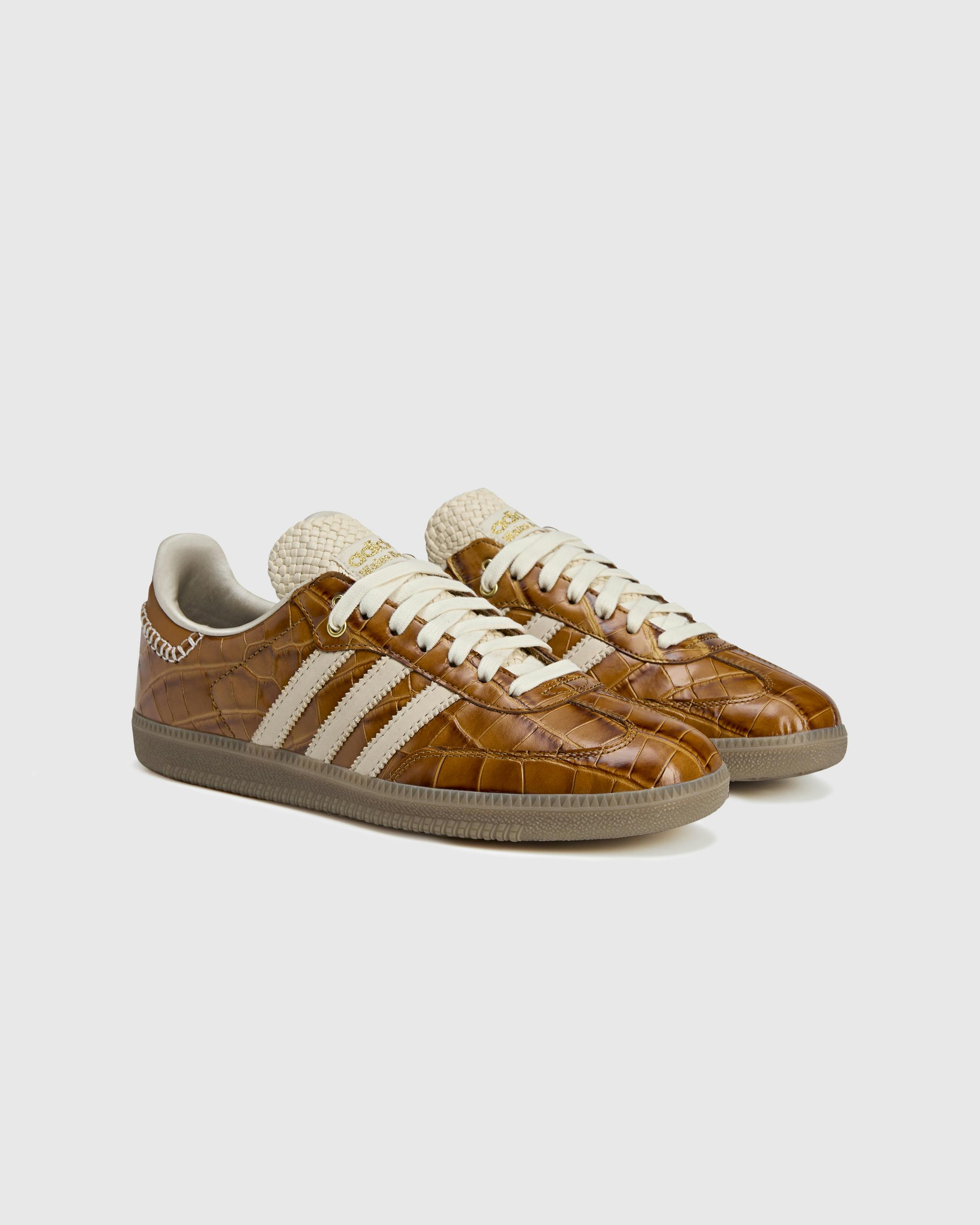 Adidas x Wales Bonner – Samba Brown/White/Gum - Low Top Sneakers - Brown - Image 3