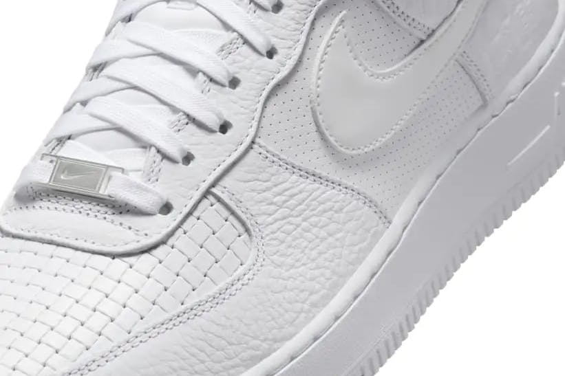 textured white AF1