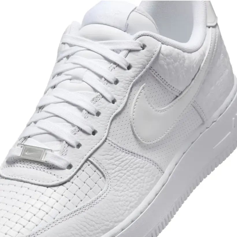 textured white AF1