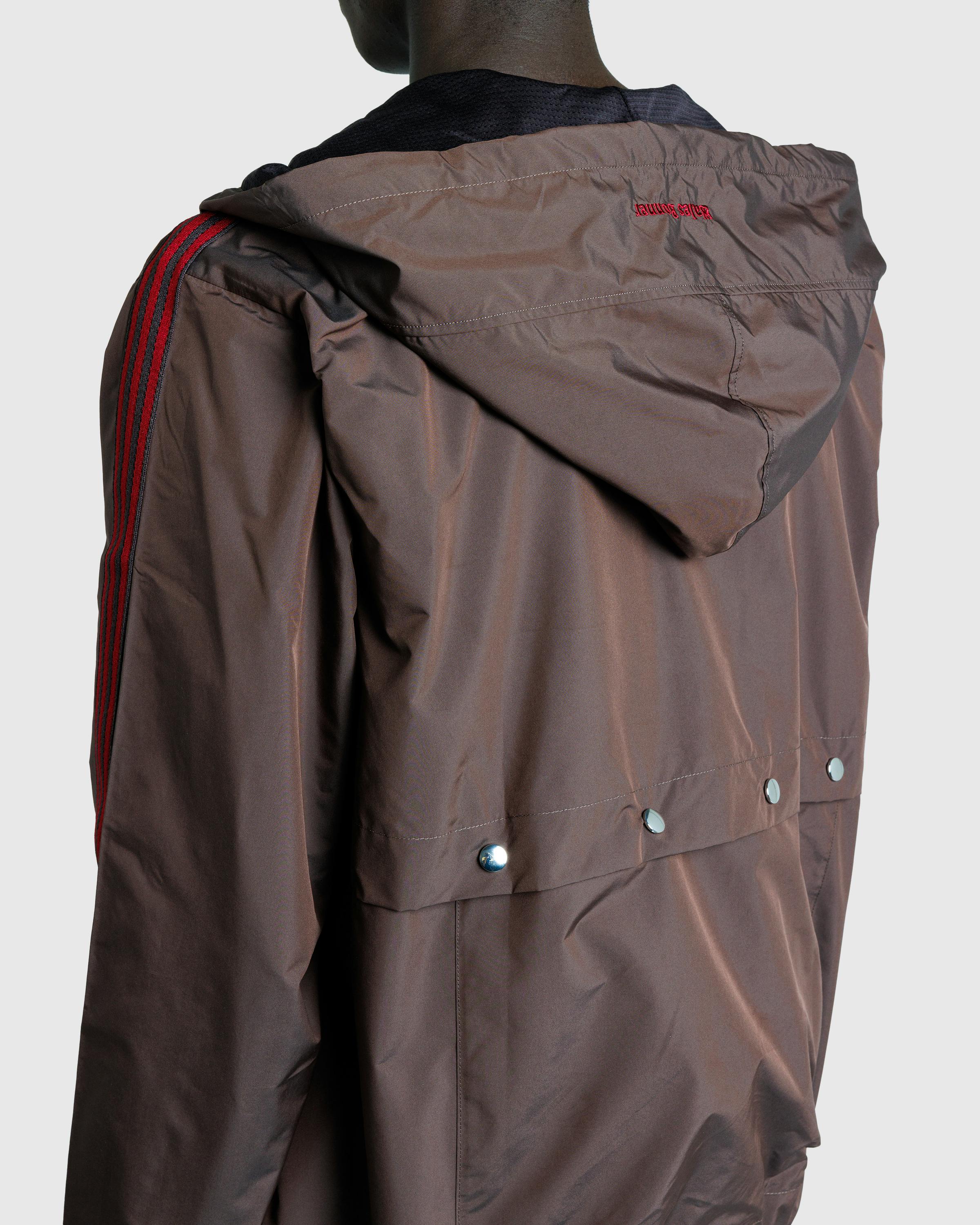 adidas x Wales Bonner – Nylon Anorak Brown - Windbreakers - Brown - Image 8