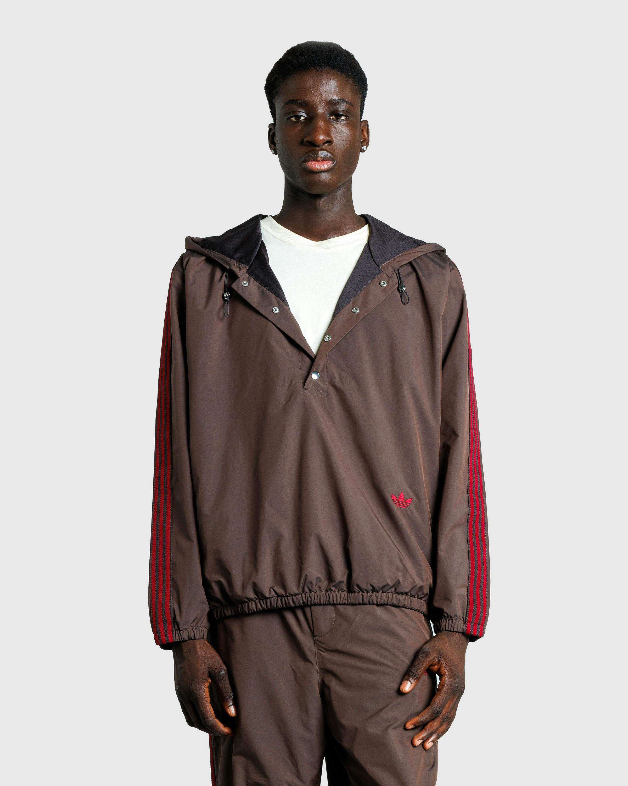 adidas x Wales Bonner – Nylon Anorak Brown - Windbreakers - Brown - Image 2