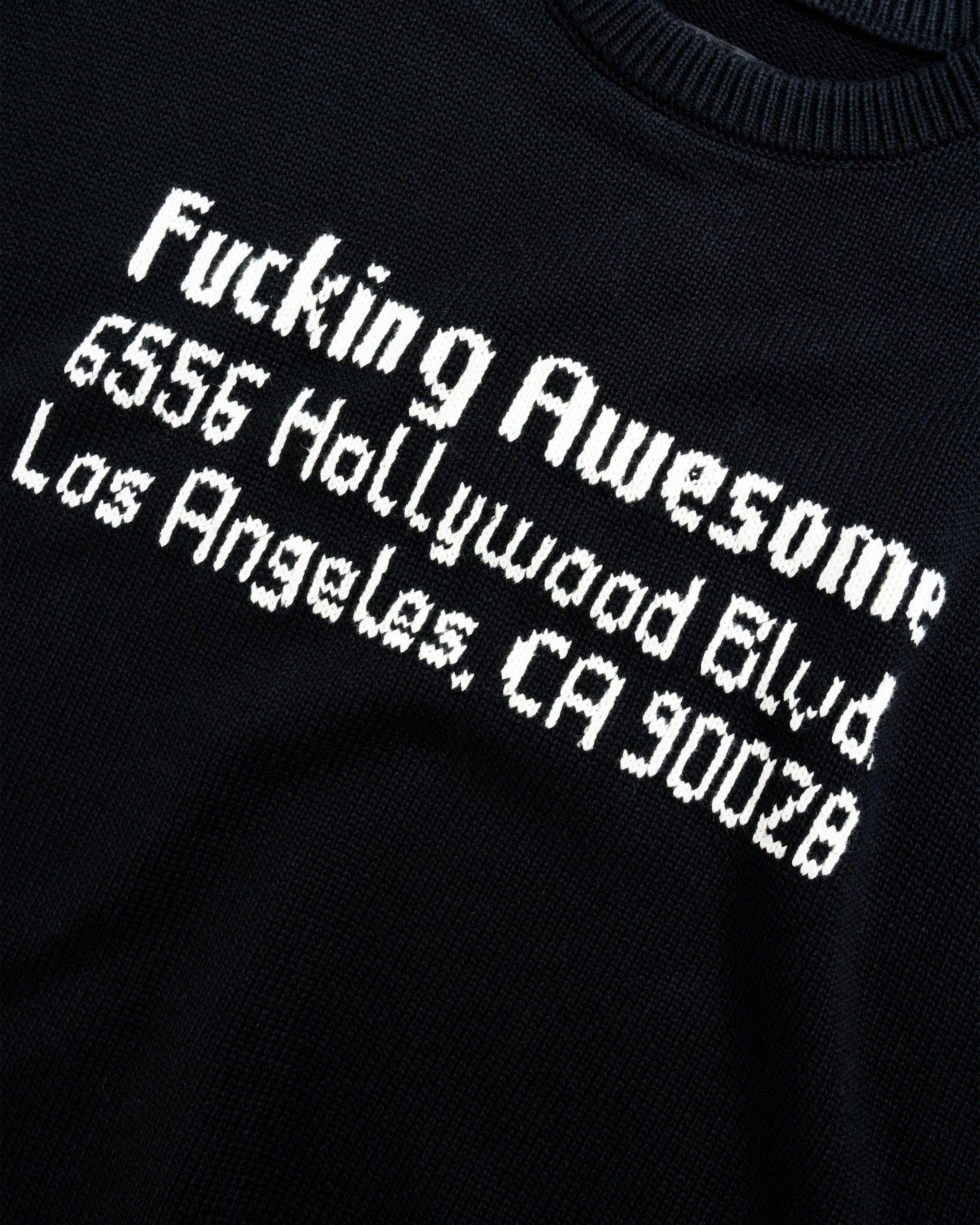 Fucking Awesome – FA Hollywood Sweater Black - Crewnecks - Black - Image 7