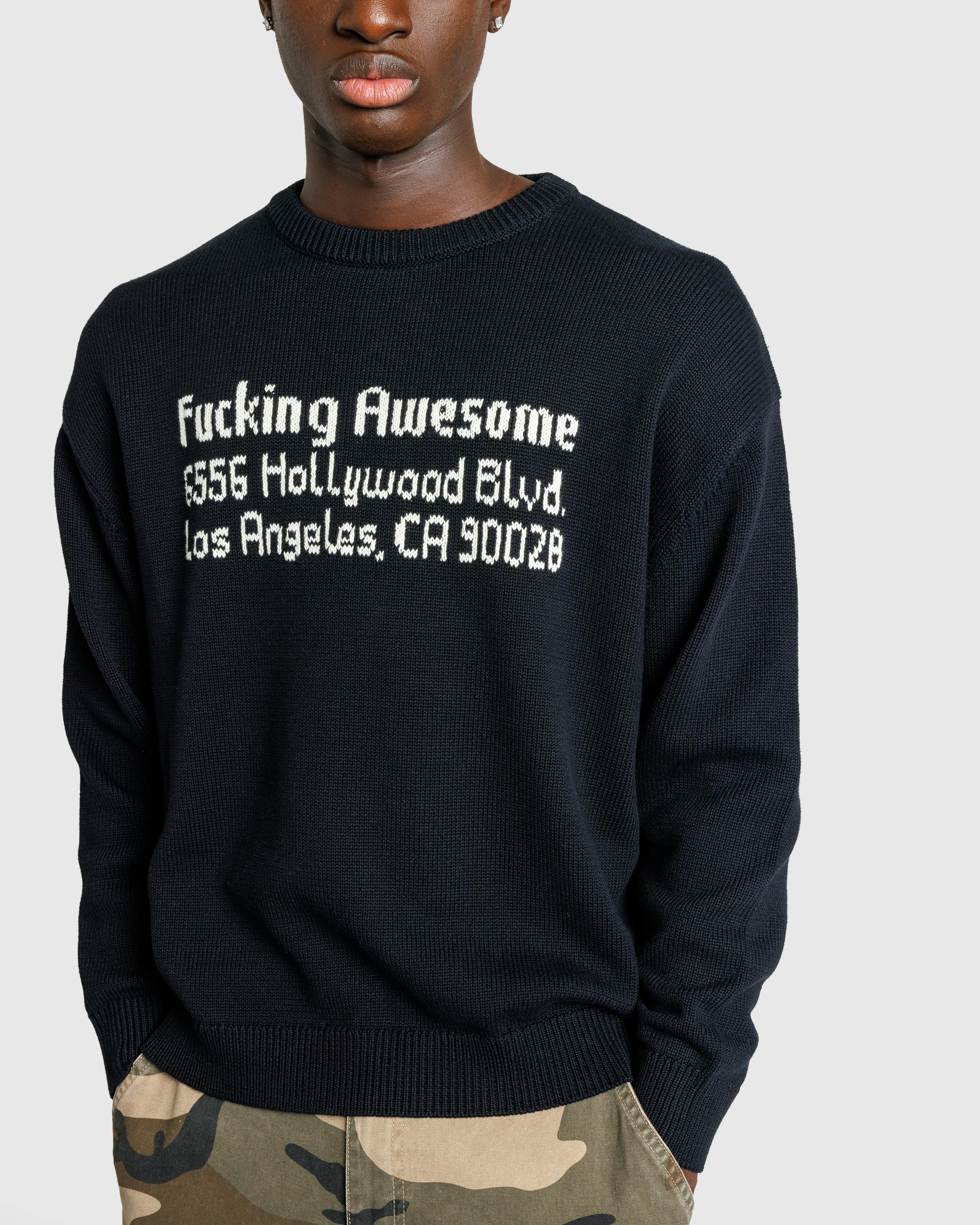 Fucking Awesome – FA Hollywood Sweater Black - Crewnecks - Black - Image 4