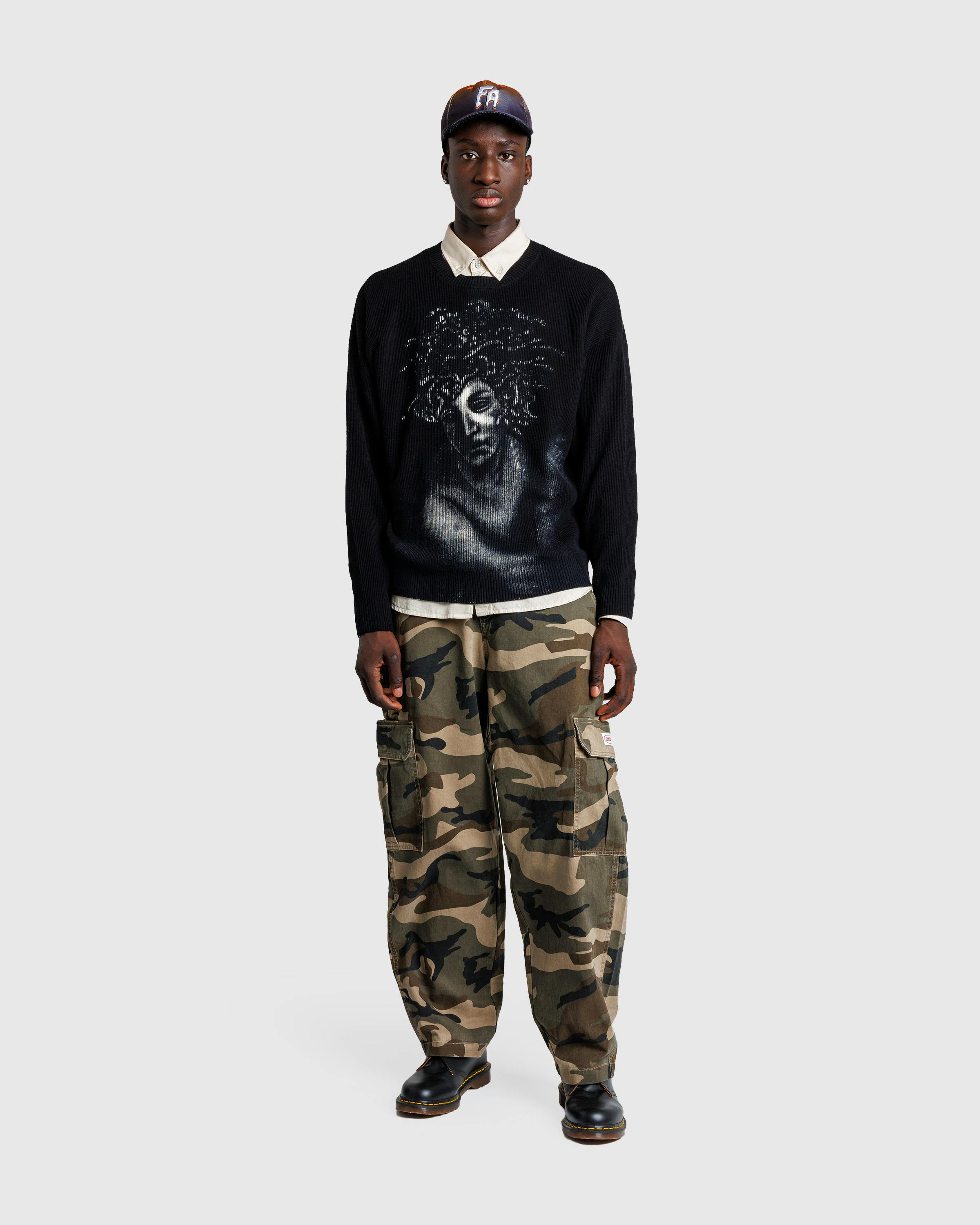 Fucking Awesome – Medusa Sweater Black/Off-White - Crewnecks - Black - Image 7