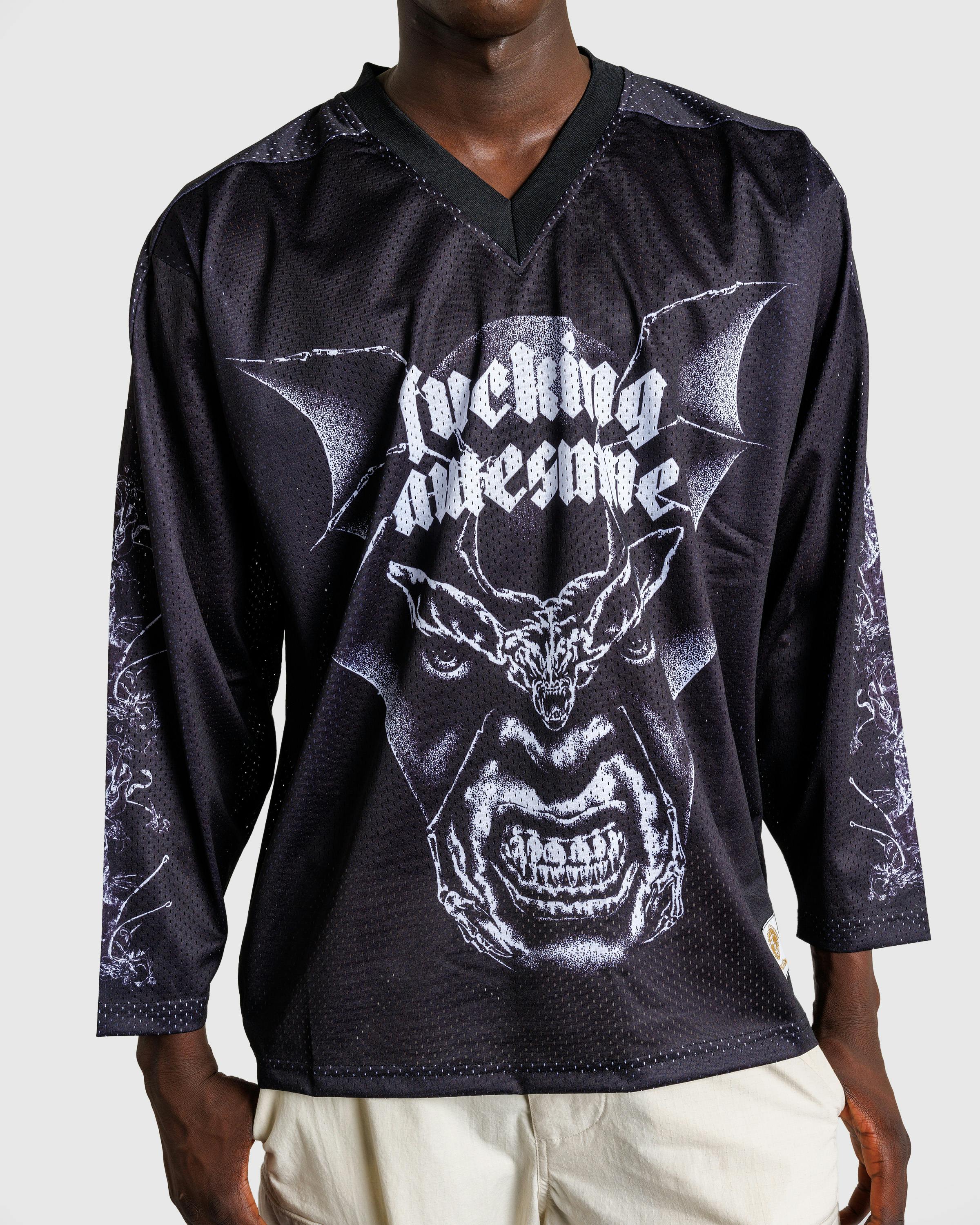 Fucking Awesome – Nightmare Hockey Jersey Black - Shortsleeve Shirts - Black - Image 6