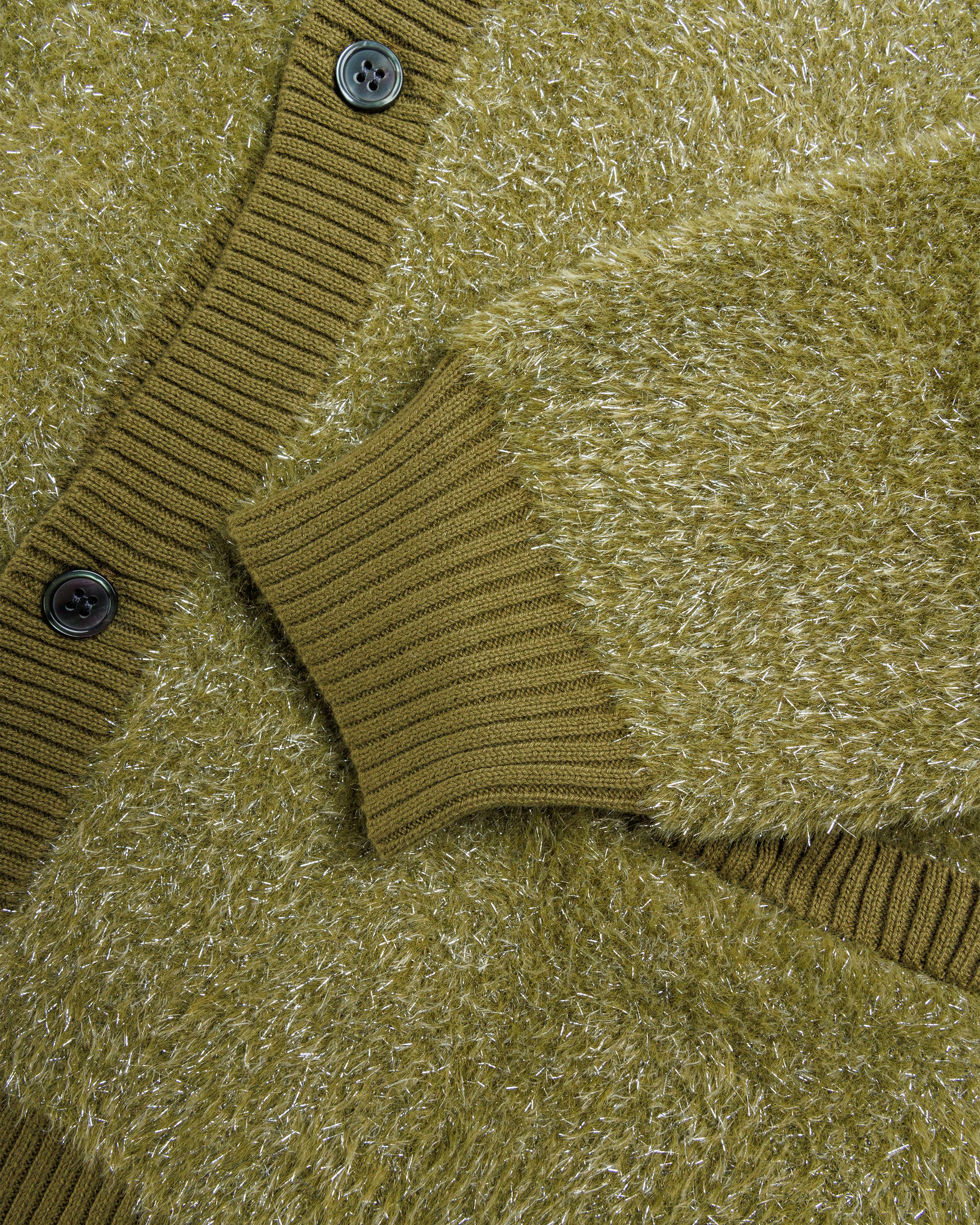 Fucking Awesome – Big Night Out Cardigan Olive/Glitter - Cardigans - Green - Image 3