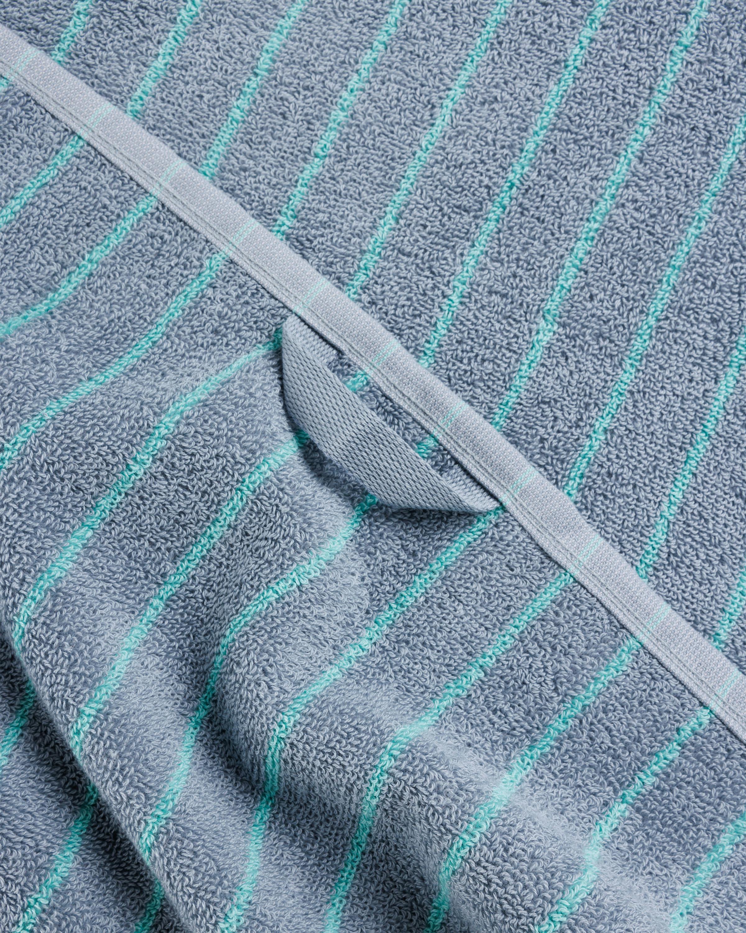 Tekla x Auralee – Hand Towel Mist Stripes - Towels - Image 3