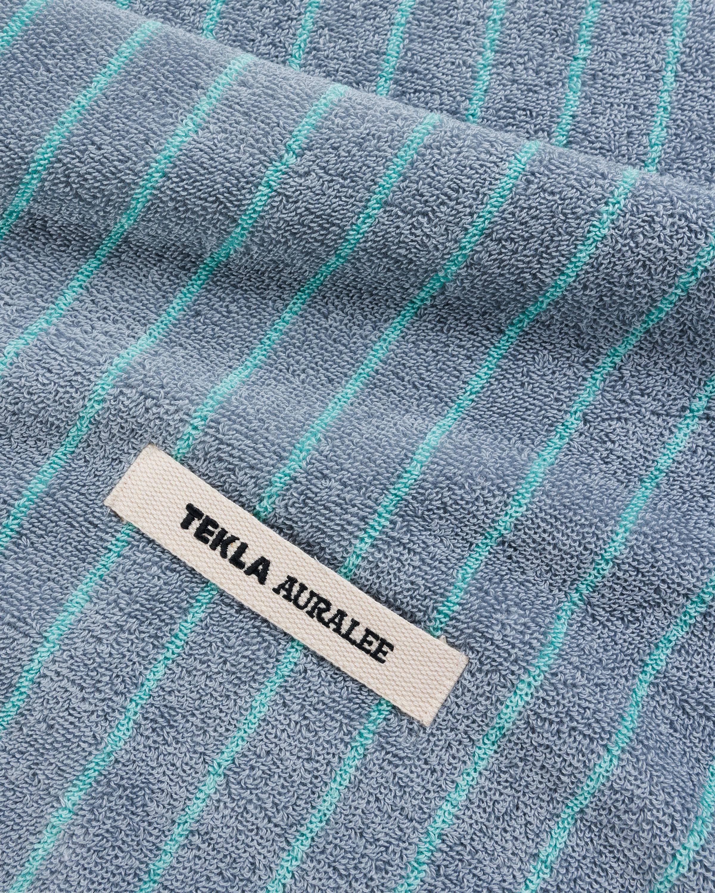 Tekla x Auralee – Onsen Towel Mist Stripes - Towels - Image 3