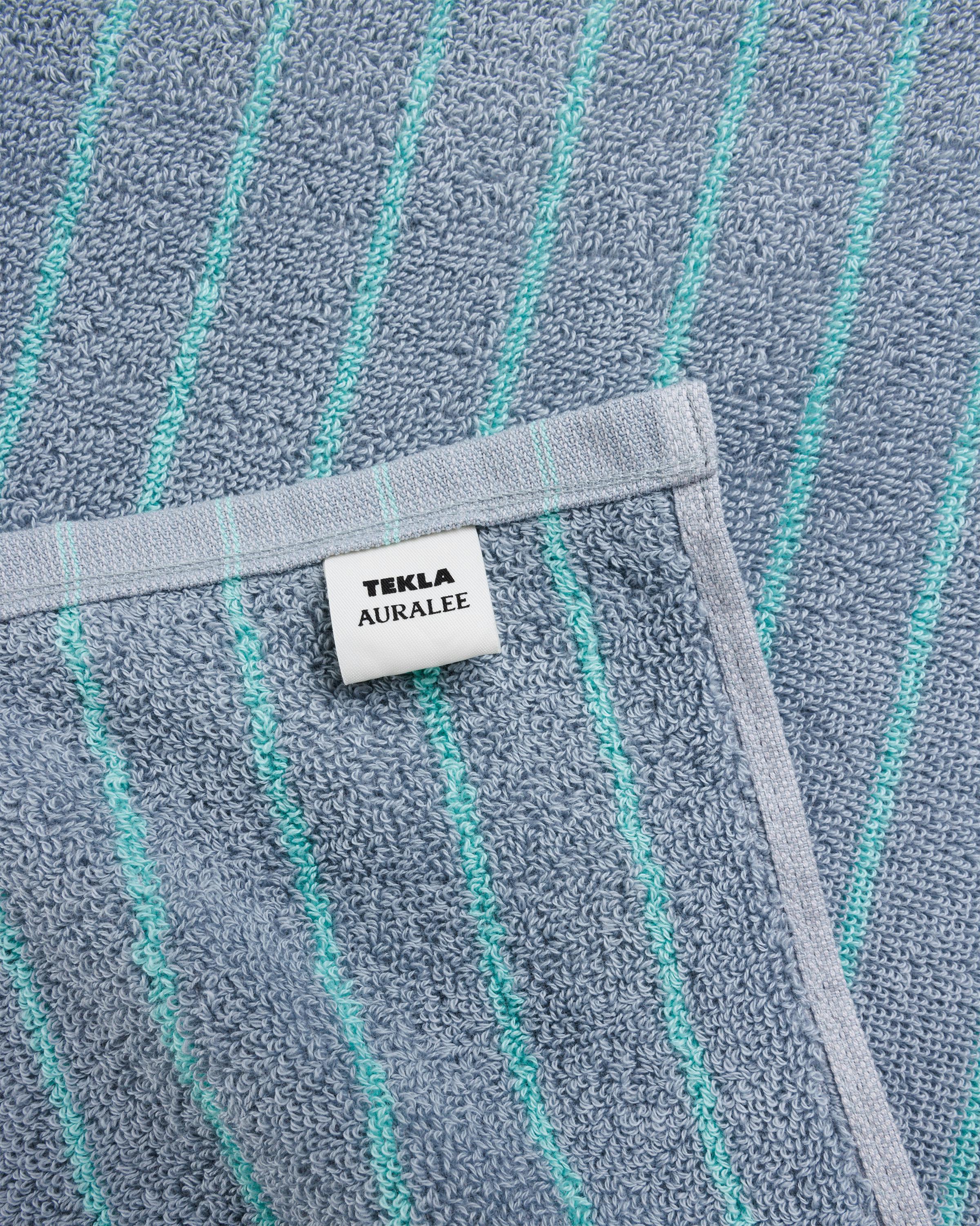 Tekla x Auralee – Onsen Towel Mist Stripes - Towels - Image 4