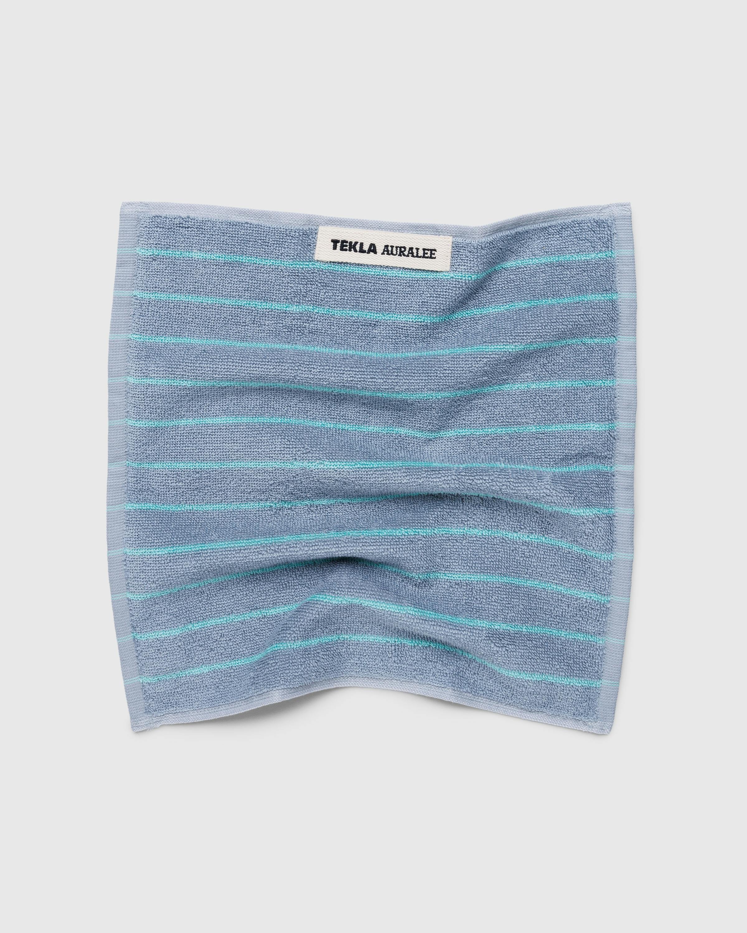 Tekla x Auralee – Wash Cloth Mist Stripes - Towels - Image 1