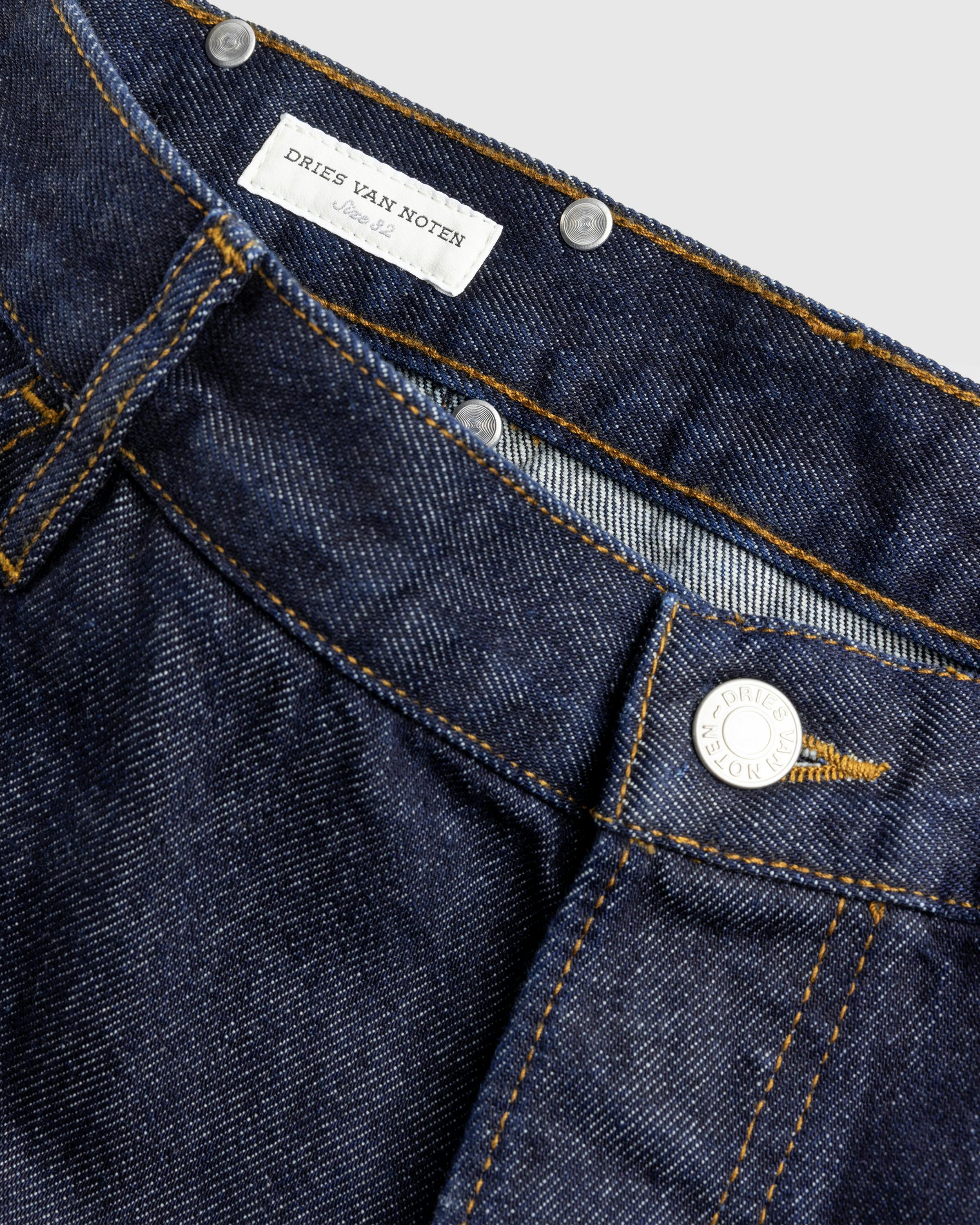 Dries van Noten – Pickerby Pants Indigo - Denim - Blue - Image 4