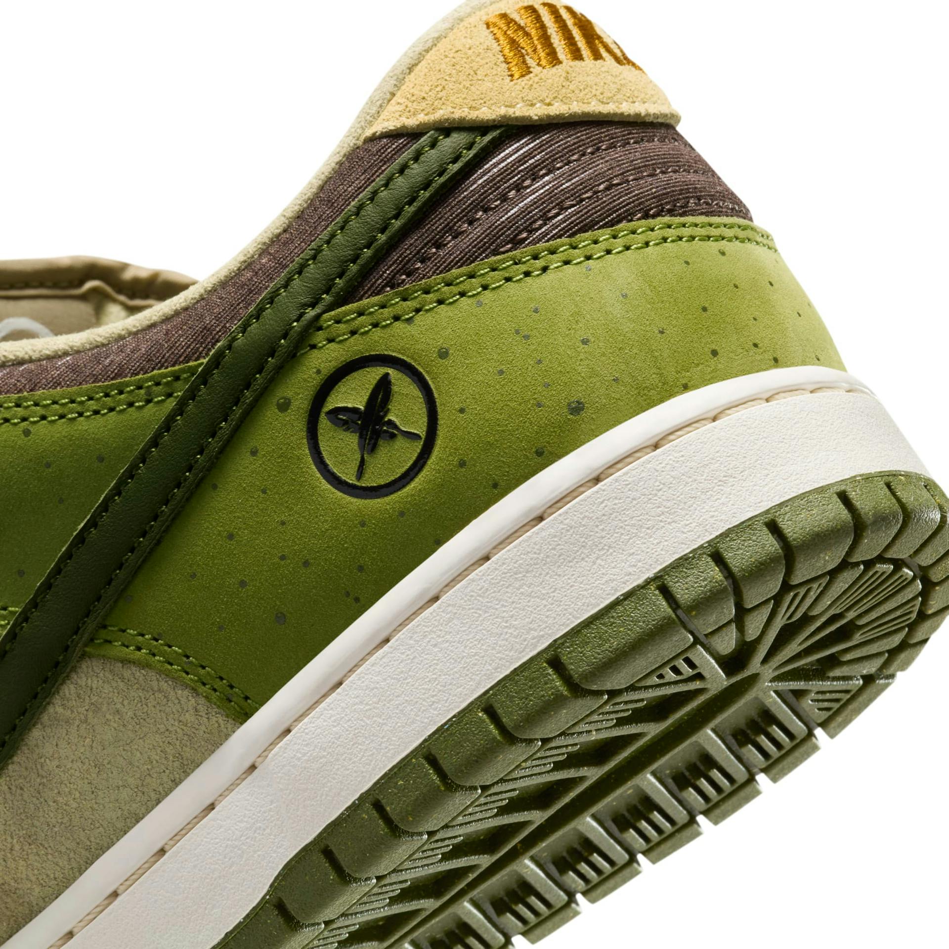 yuto horigome nike sb dunk low asparagus