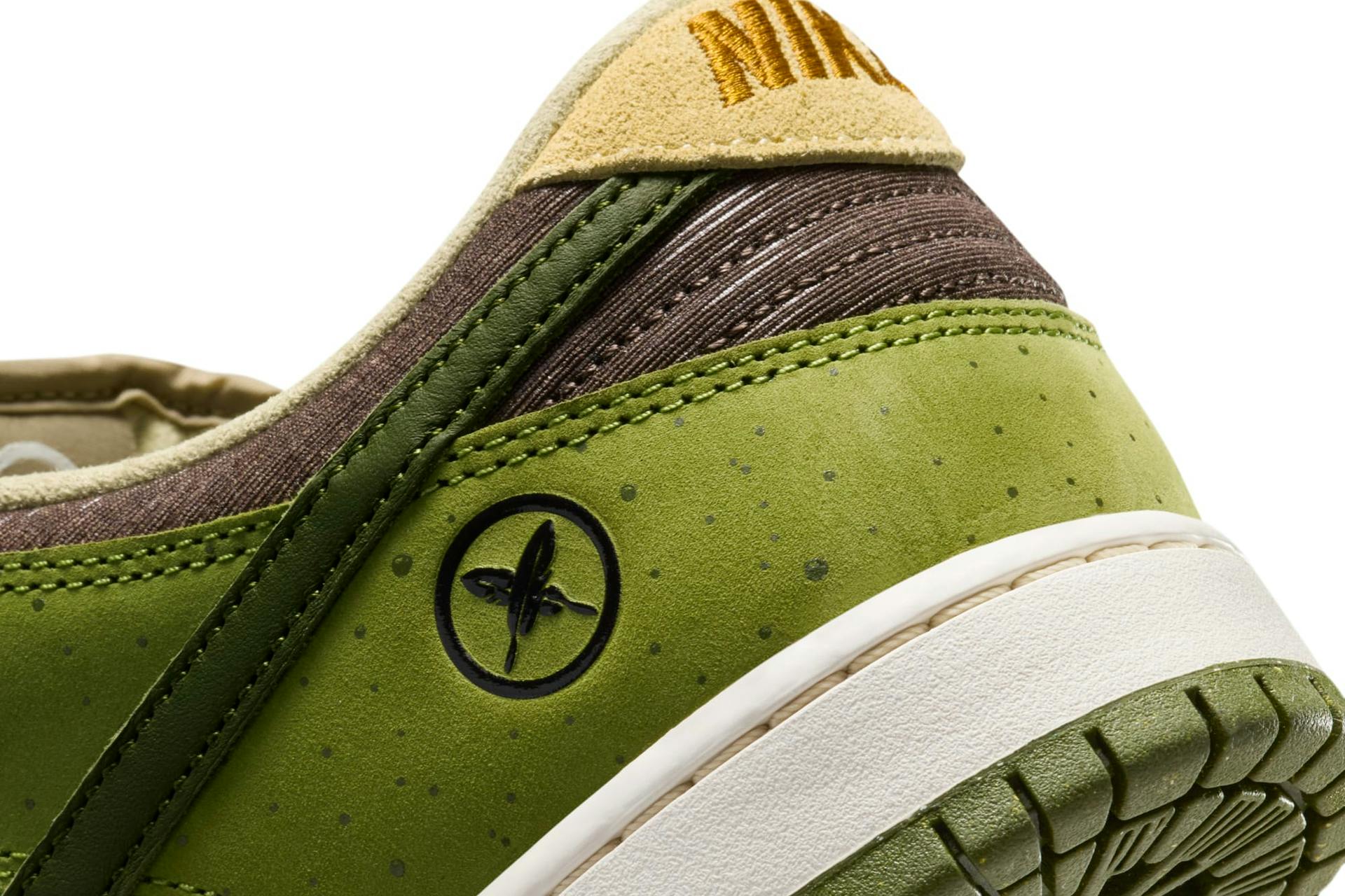 yuto horigome nike sb dunk low asparagus