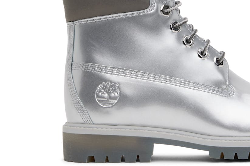 veneda carter timberland silver boots