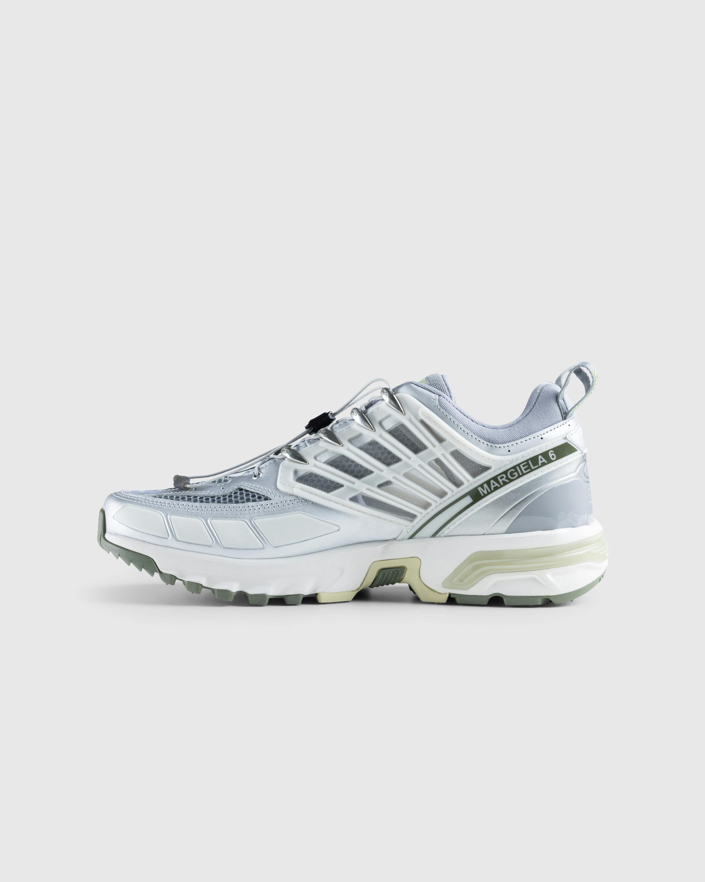 MM6 Maison Margiela x Salomon – ACS Pro Sharkskin/Silver/Sharp Green - Low Top Sneakers - Grey - Image 2