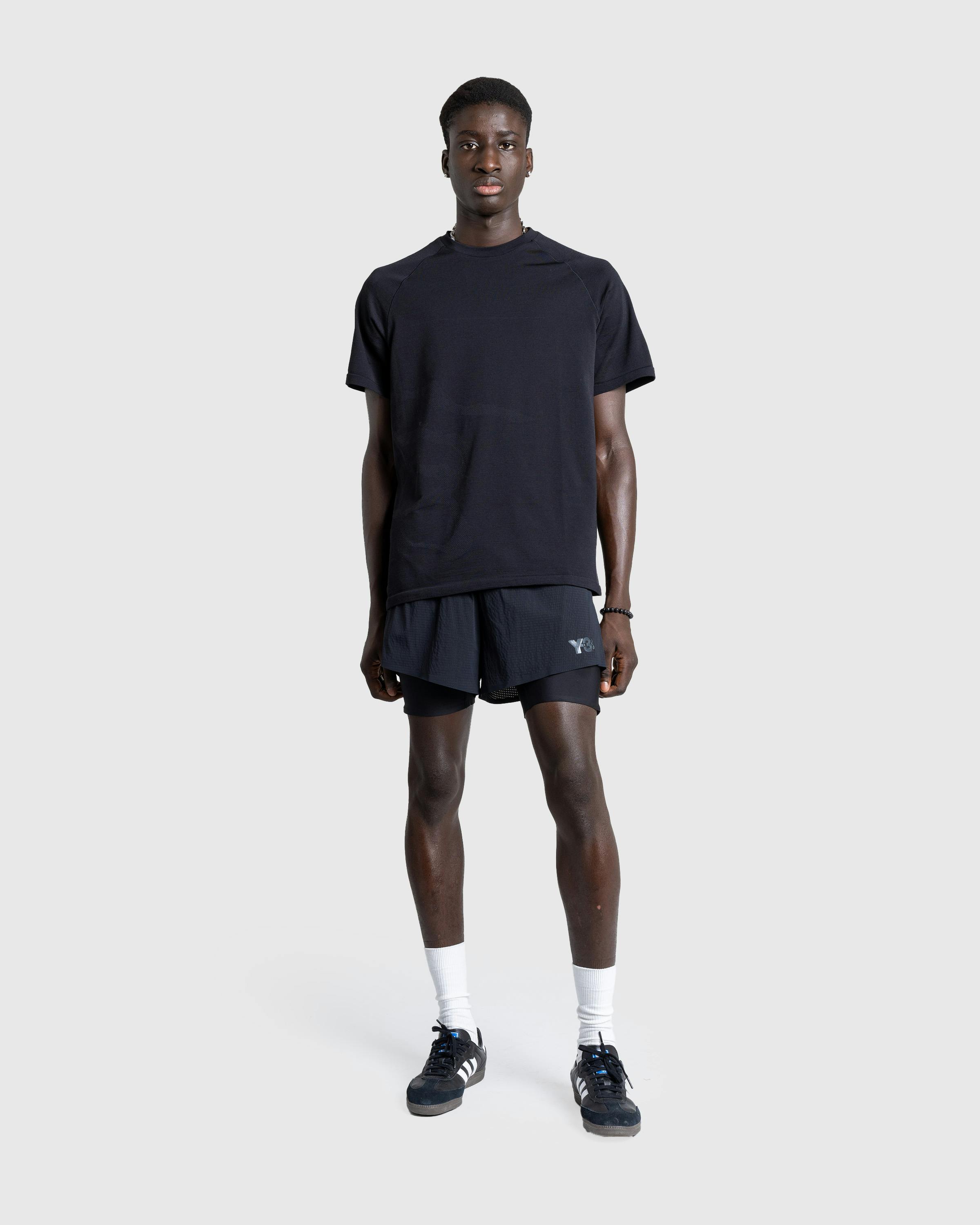 Y-3 – M Running S/S Tee Black - T-Shirts - Image 3