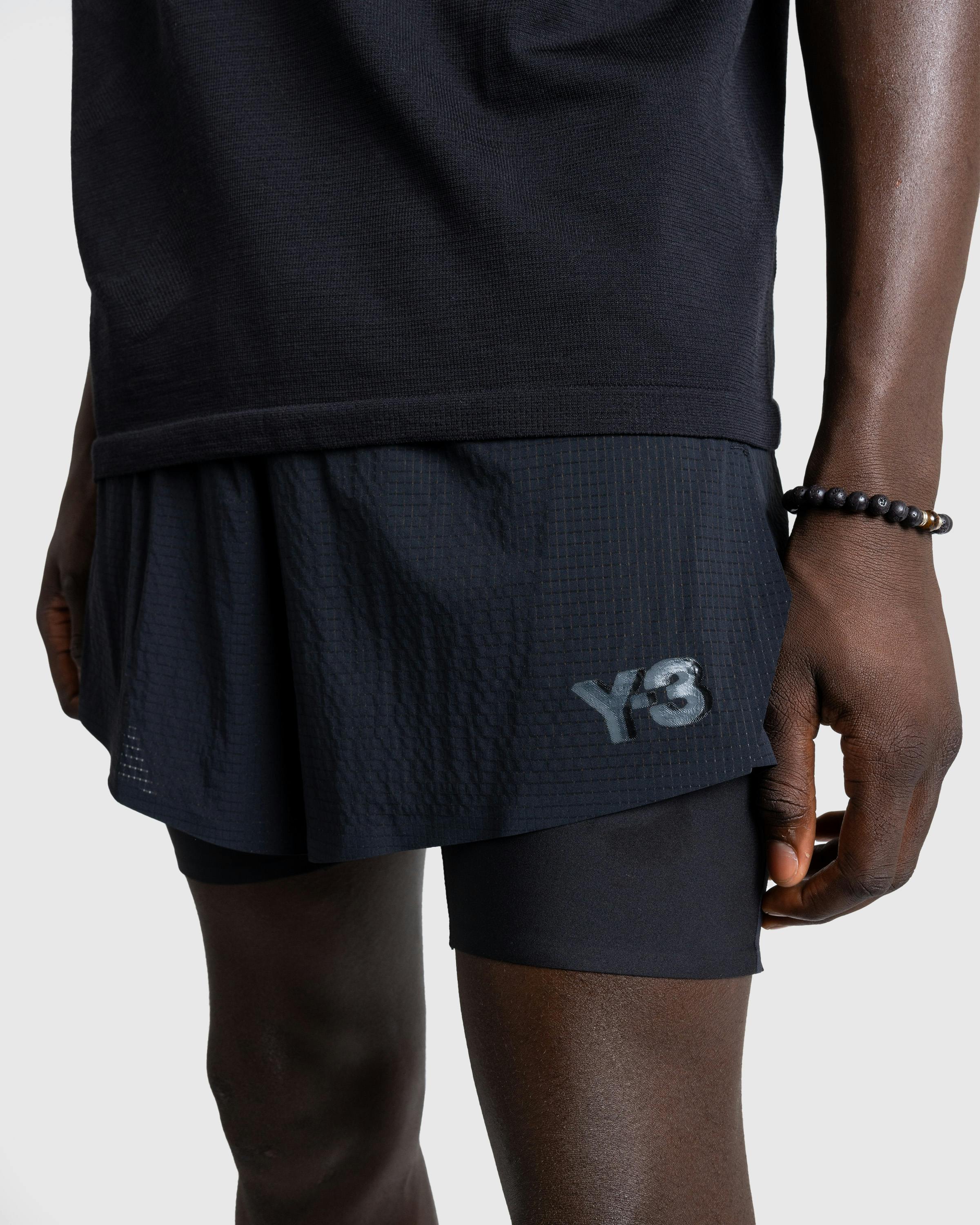 Y-3 – M Running Shorts With Tights Black - Short Cuts - Image 4