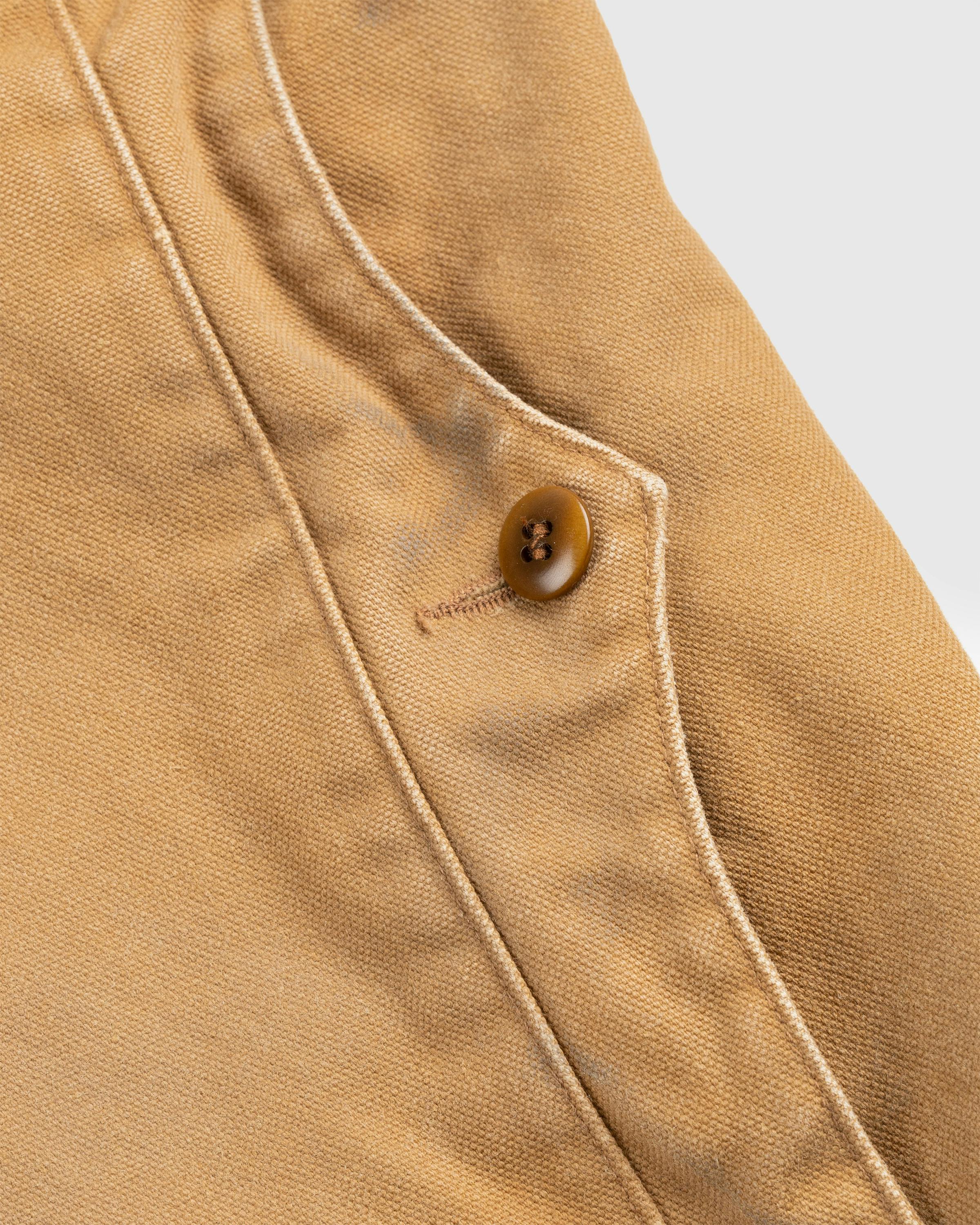 Maison Margiela – Waxed Cotton Jacket Ochre - Jackets - Brown - Image 5