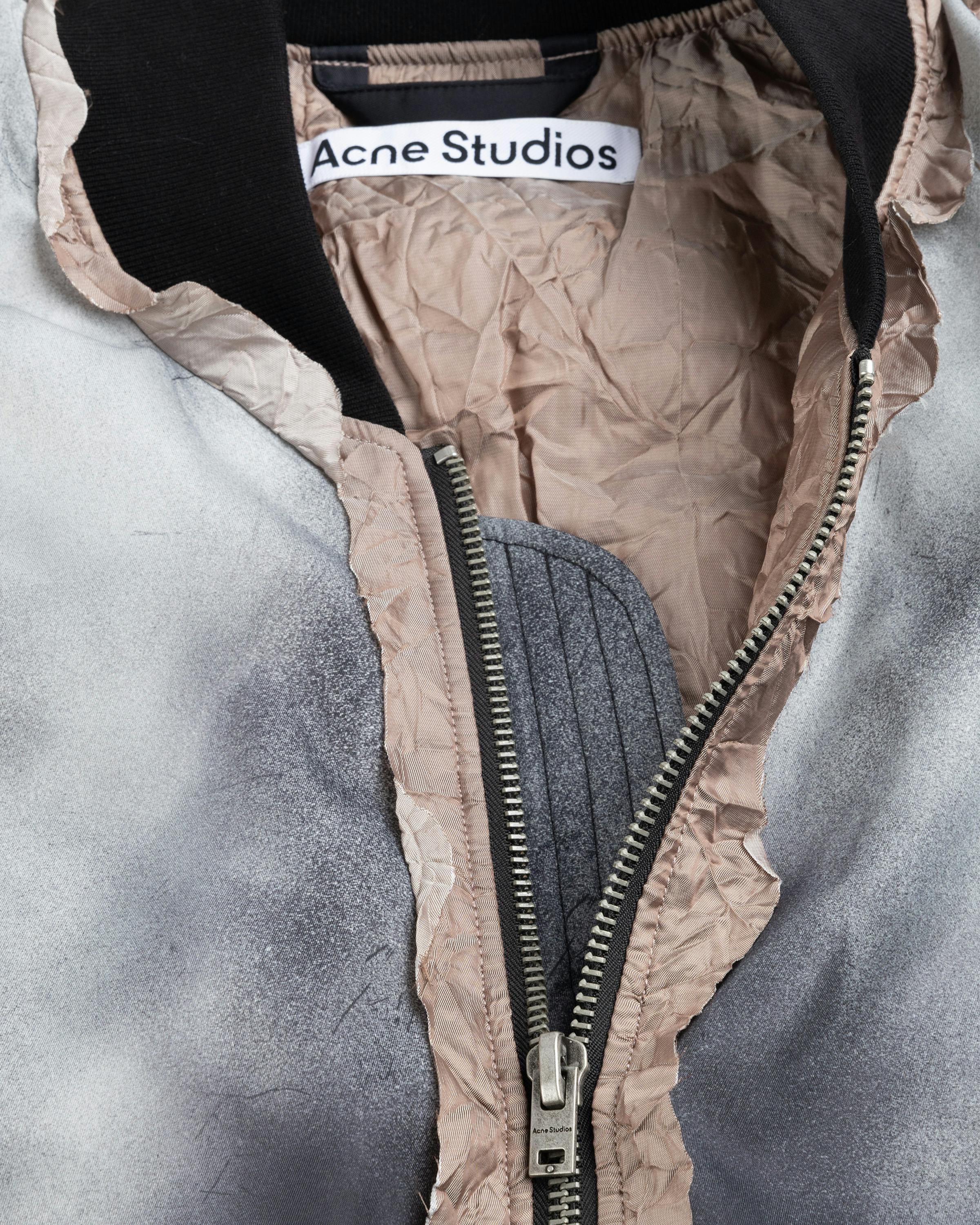 Acne Studios – Bomber Jacket Faded Black - Bomber Jackets - Black - Image 4