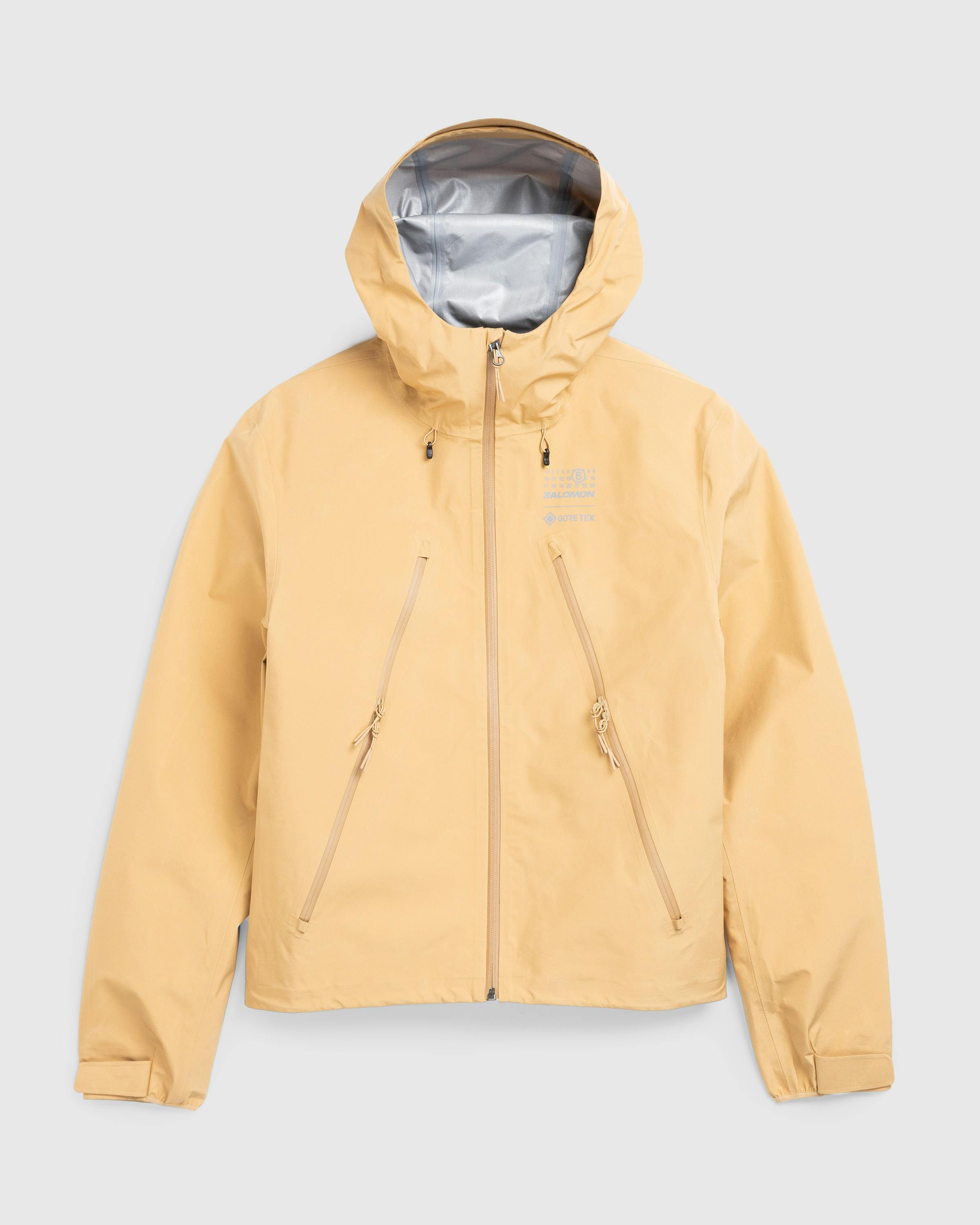 MM6 Maison Margiela x Salomon – Windbreaker Iced Coffee - Track Jackets - Beige - Image 1