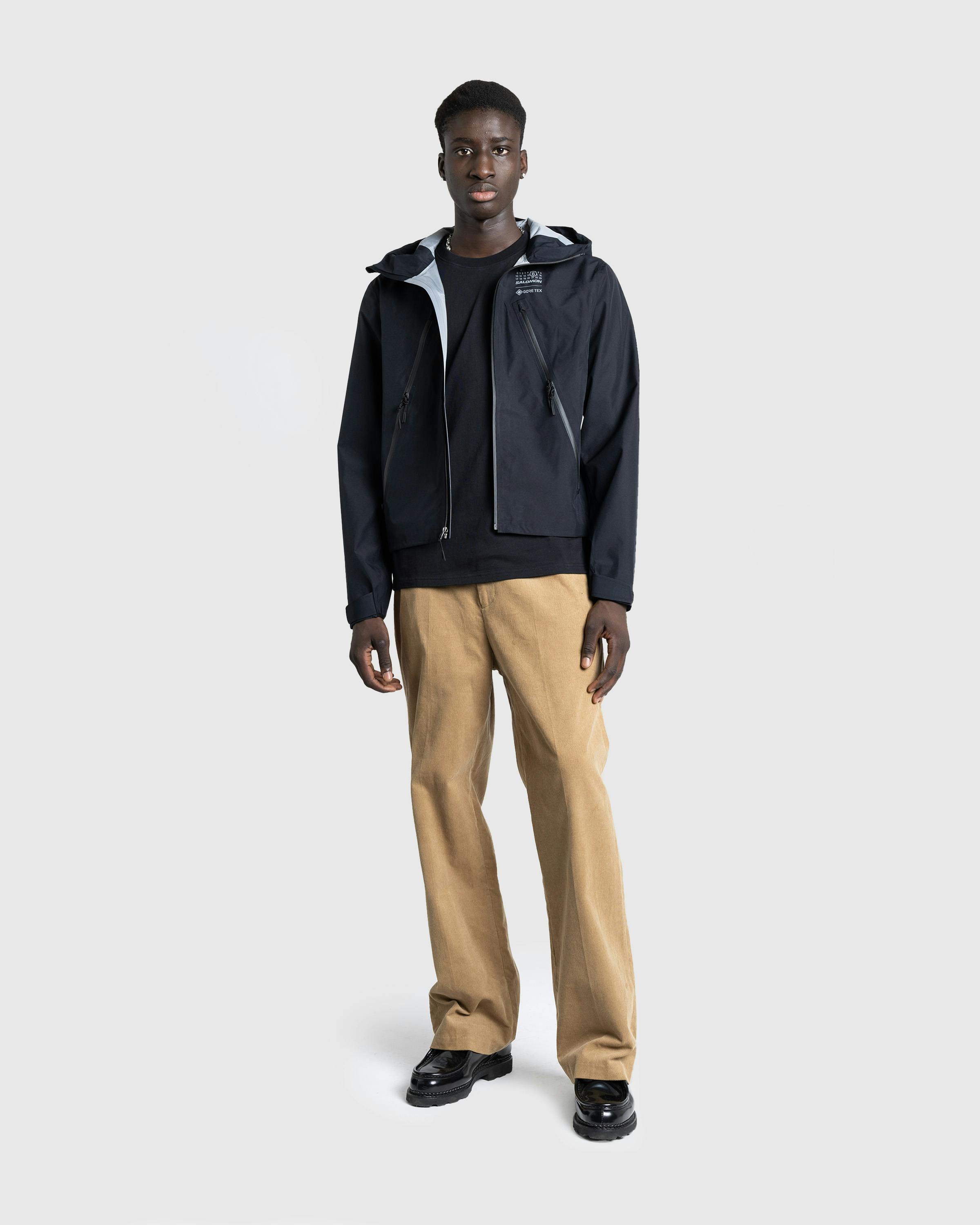 MM6 Maison Margiela x Salomon – Windbreaker Deep Black - Track Jackets - Black - Image 3