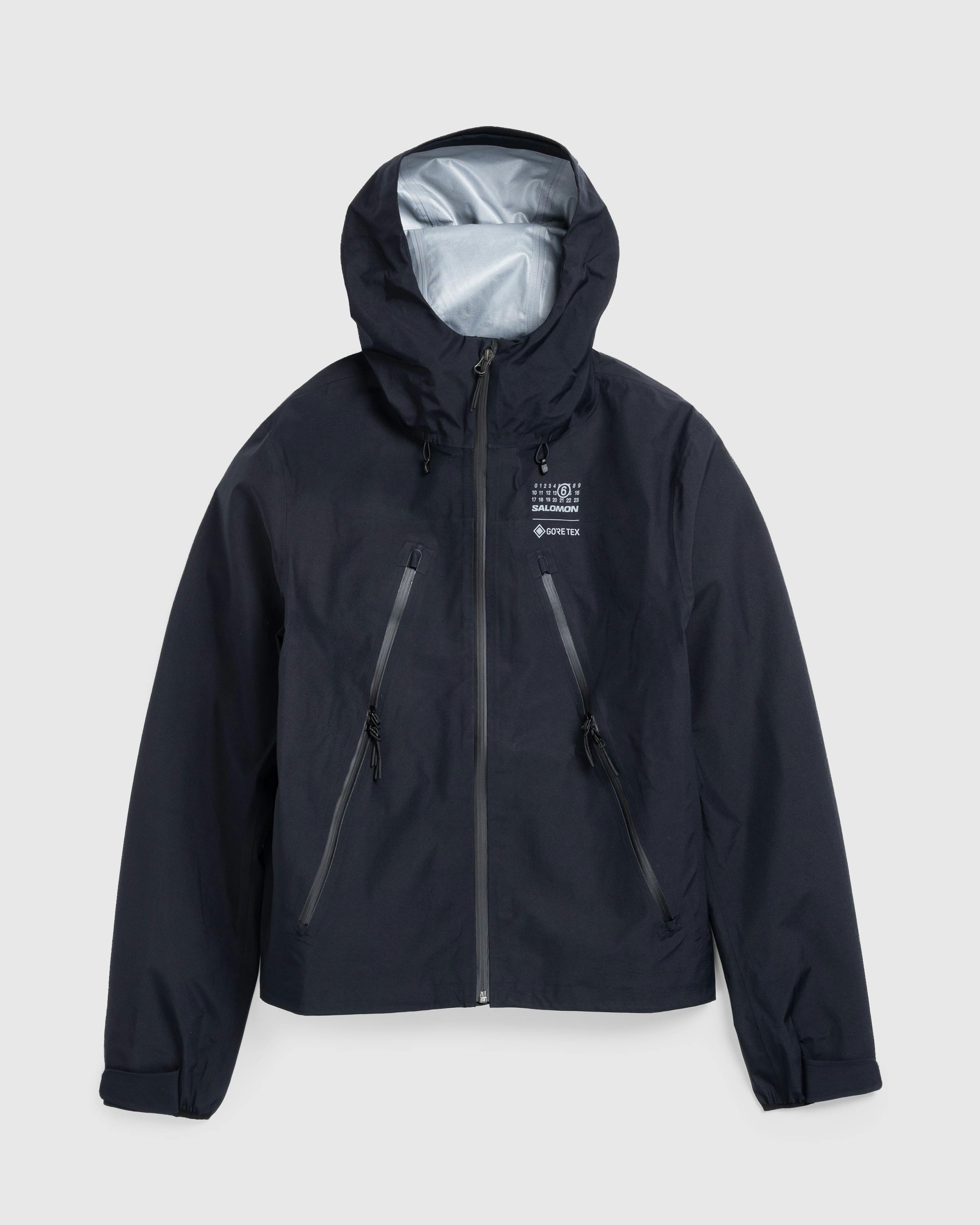 MM6 Maison Margiela x Salomon – Windbreaker Deep Black - Track Jackets - Black - Image 1