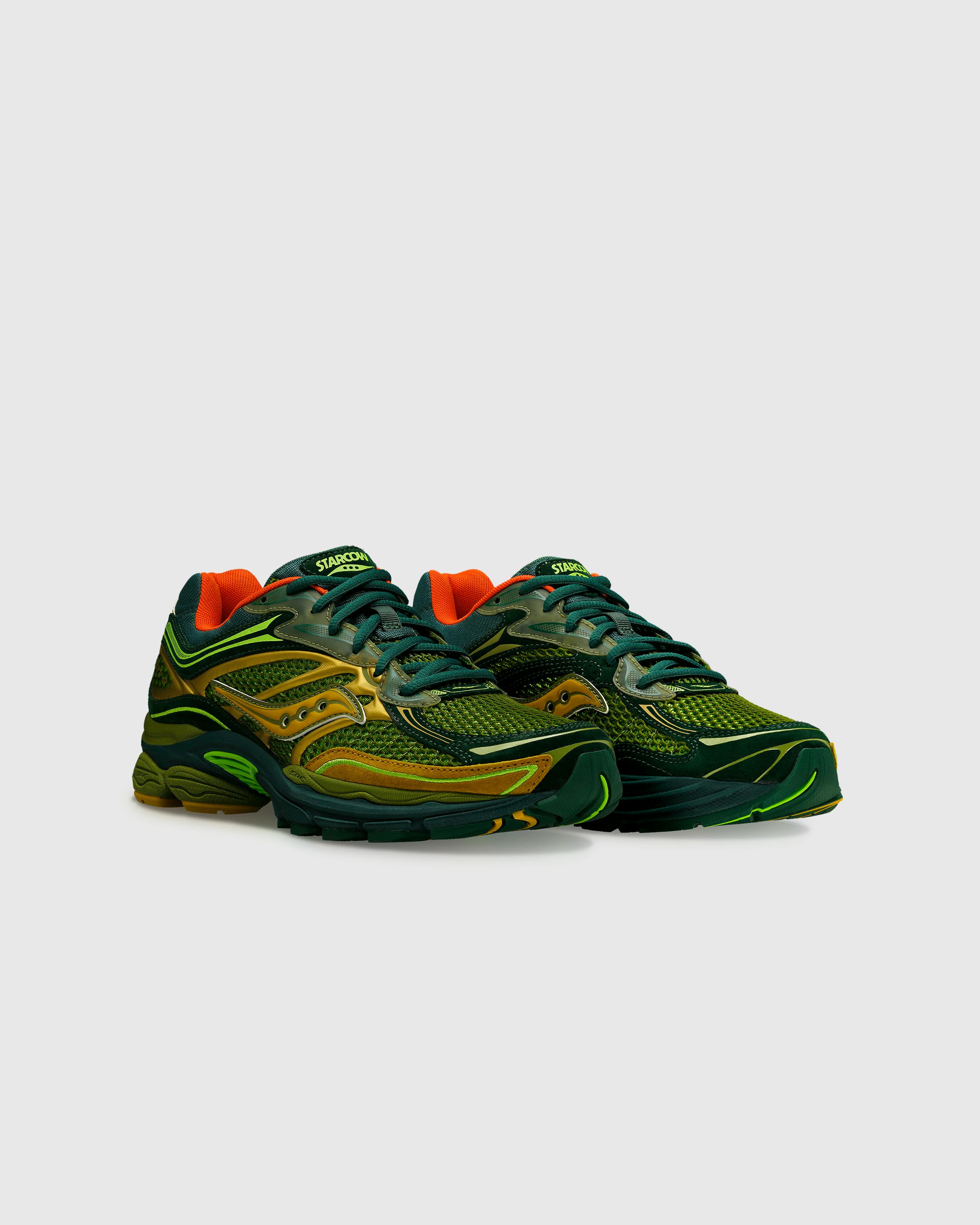 Saucony x Starcow – ProGrid Omni 9 Green/Orange - Low Top Sneakers - Green - Image 4