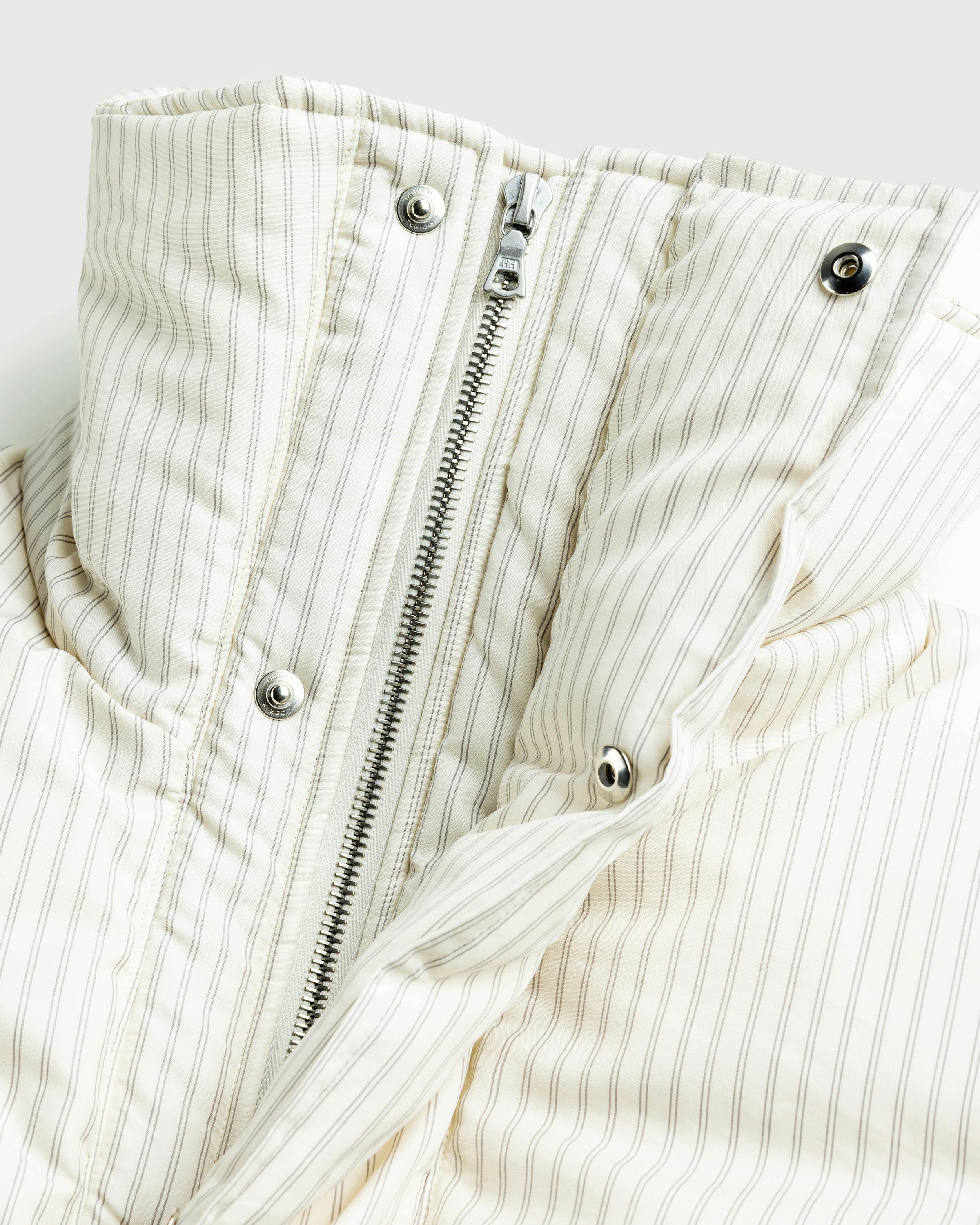 Tekla x Auralee – Stripe Down Jacket Snow Stripes - Jackets - Image 3