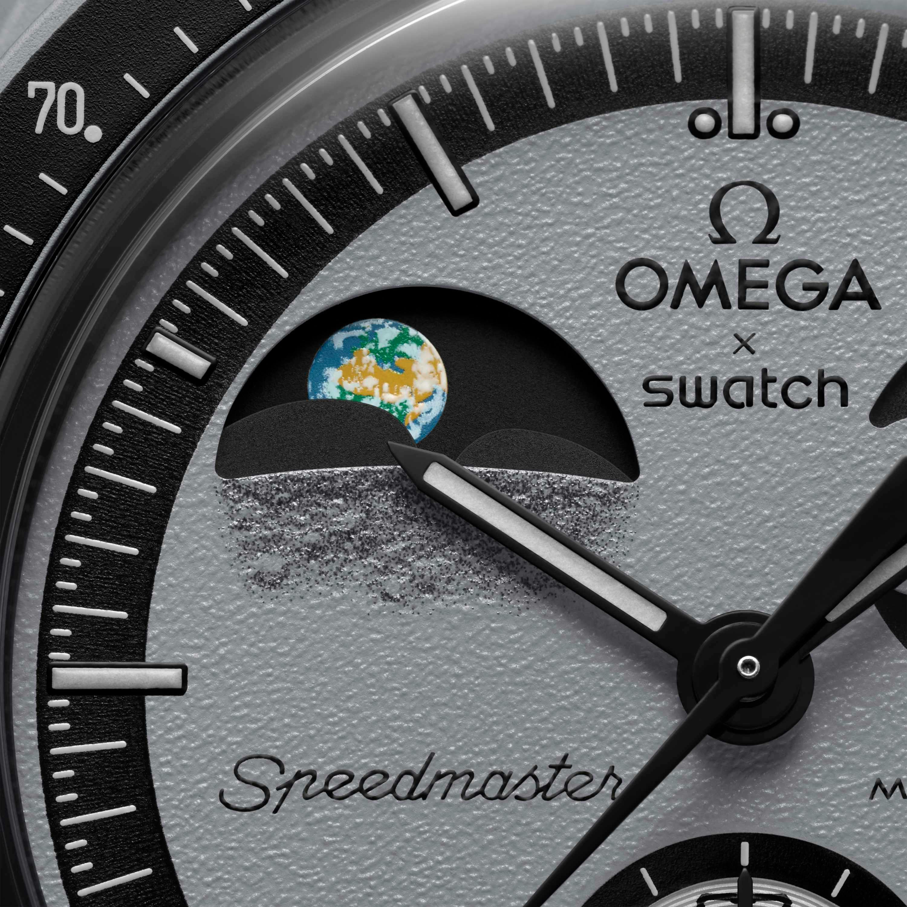 swatch omega moonswatch mission to earthphase