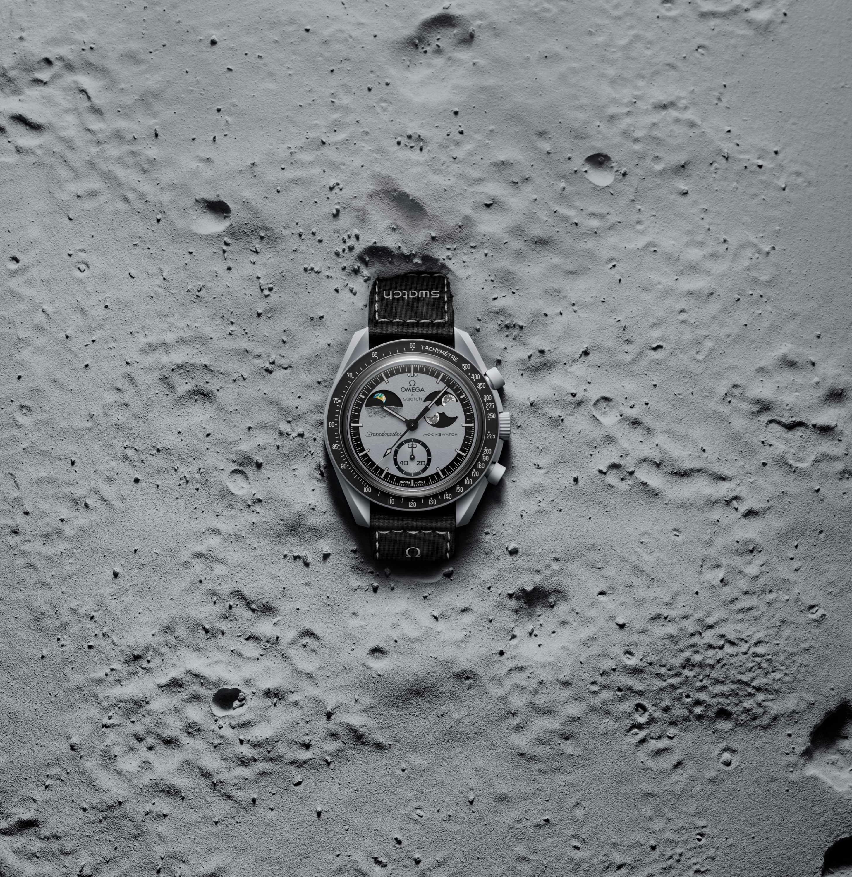 swatch omega moonswatch mission to earthphase