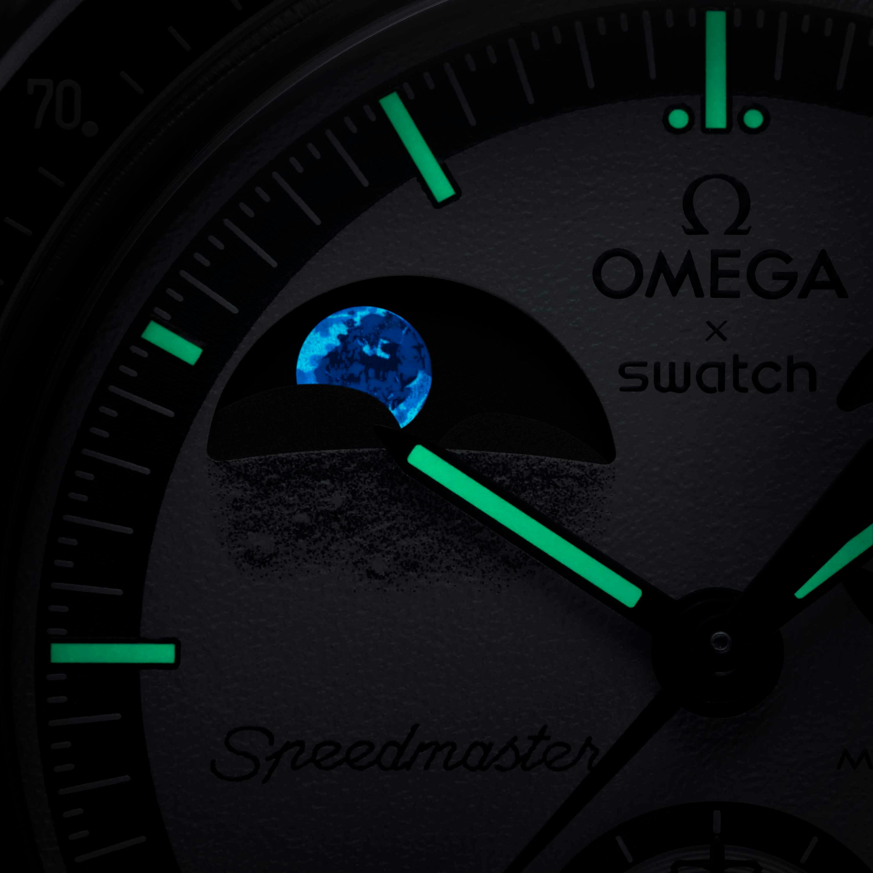 swatch omega moonswatch mission to earthphase