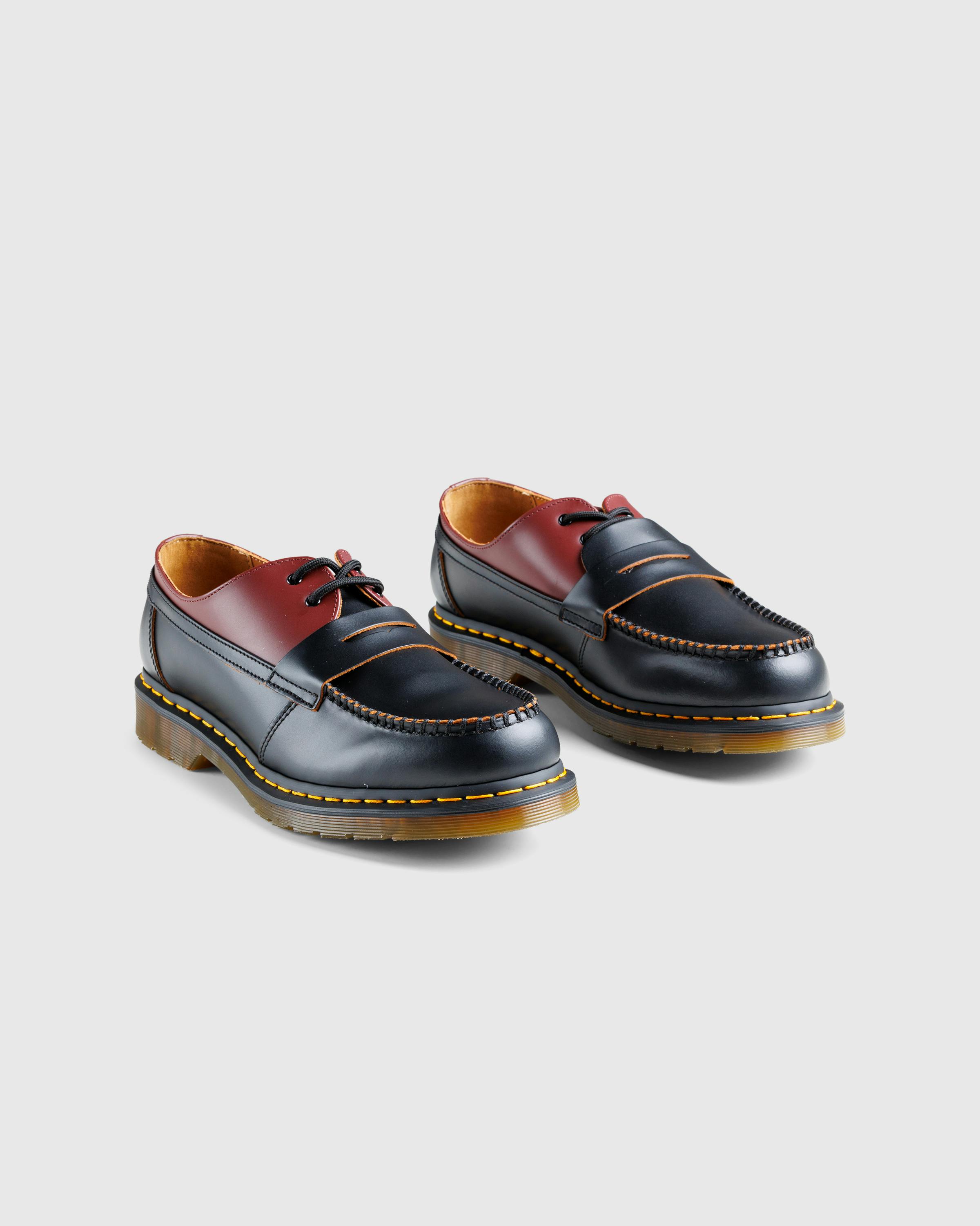 MM6 Maison Margiela x Dr. Martens – Moccasin Oxblood Red/Black - Boat Shoes & Moccasins - Red - Image 4