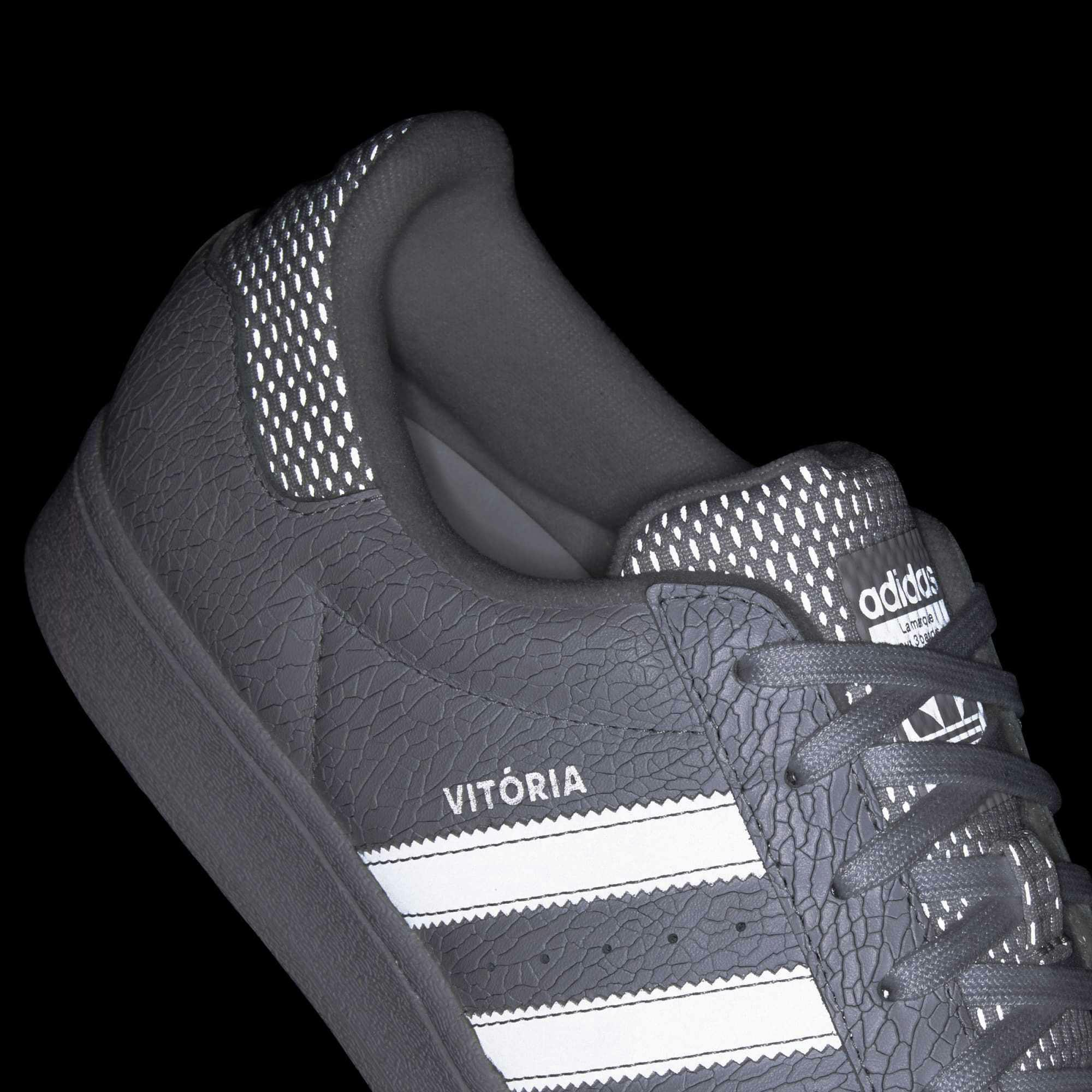 adidas superstar glow in the dark skate shoe