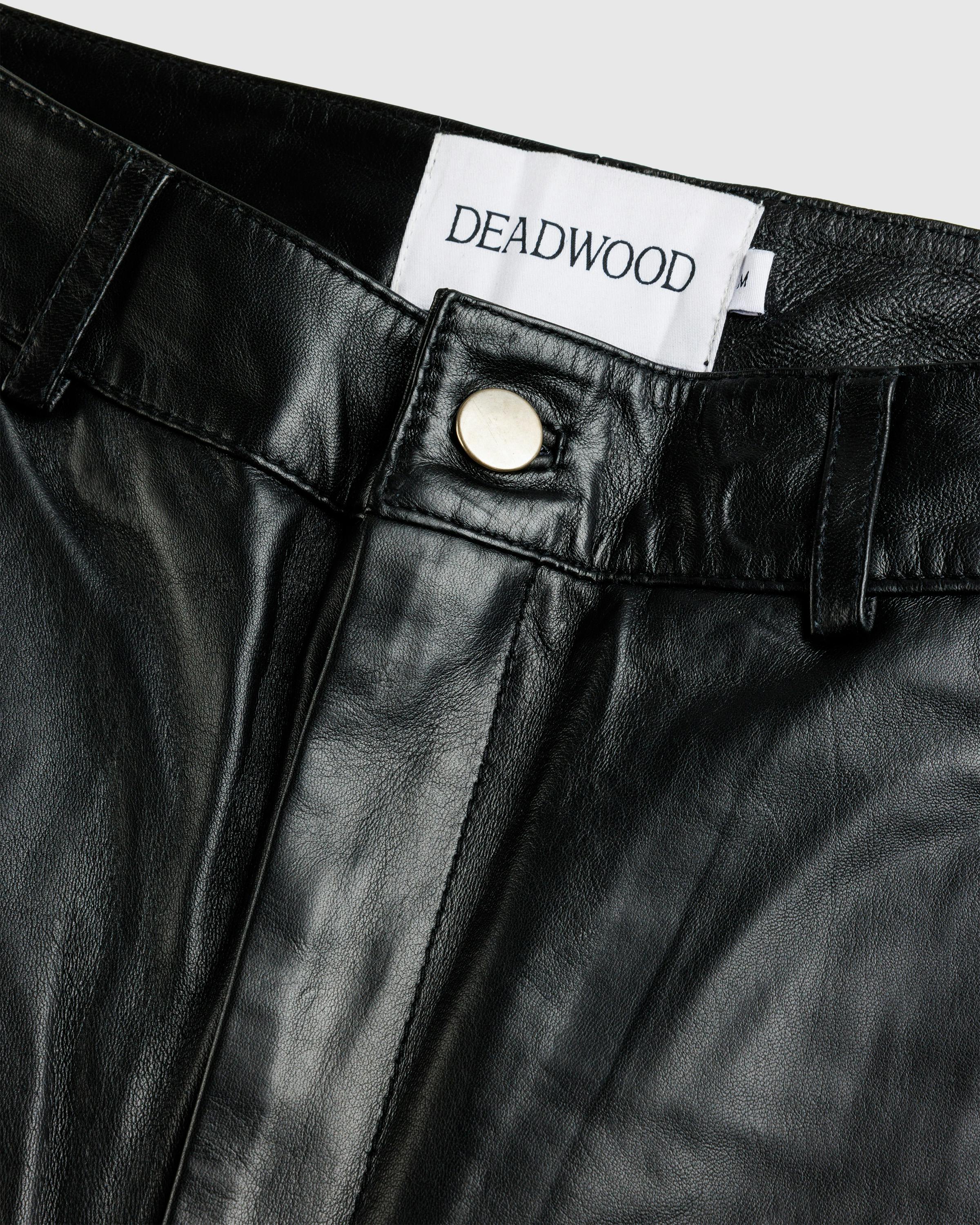 Deadwood – Flynn Pants Black - Leather Pants - Black - Image 5