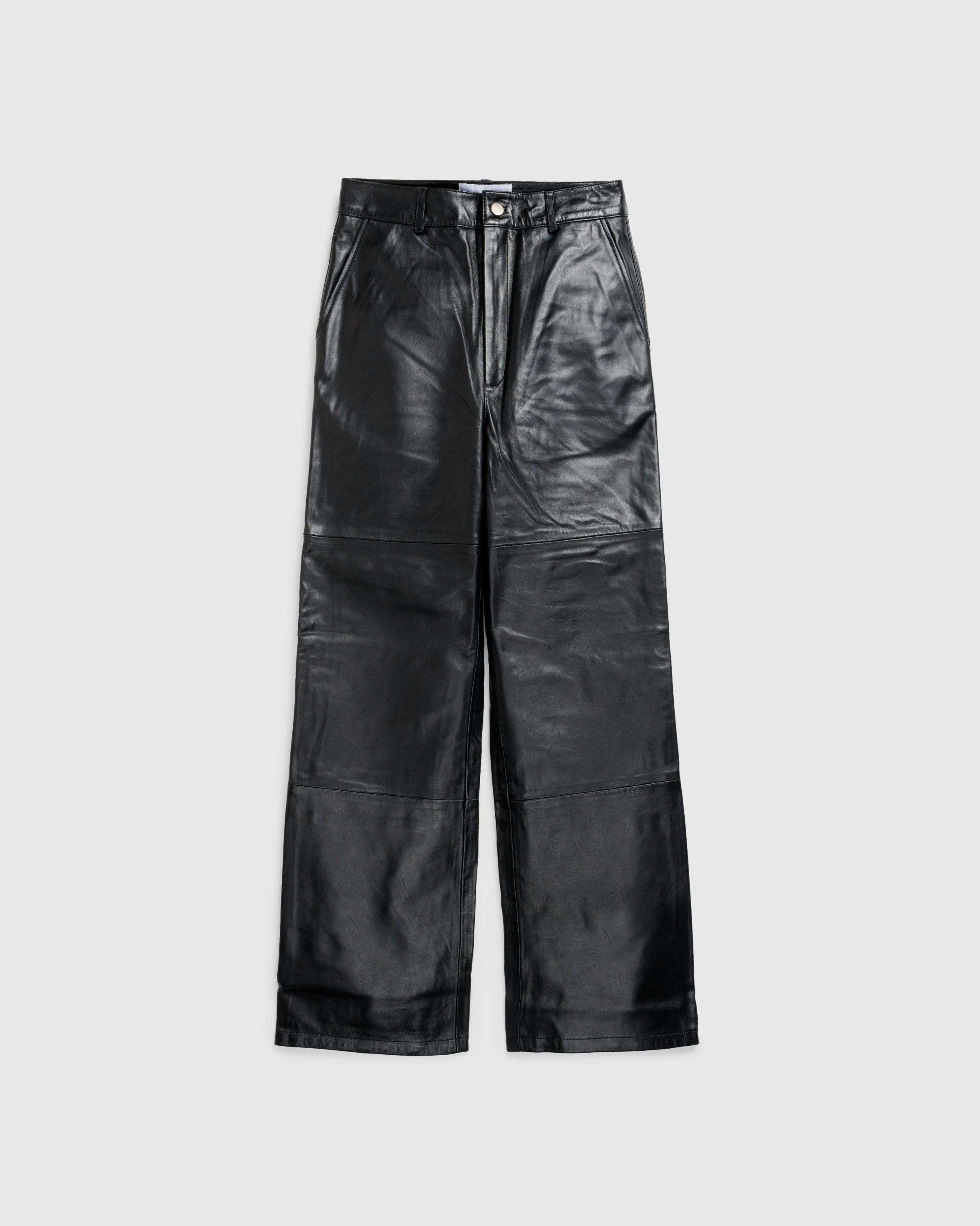 Deadwood – Flynn Pants Black - Leather Pants - Black - Image 1