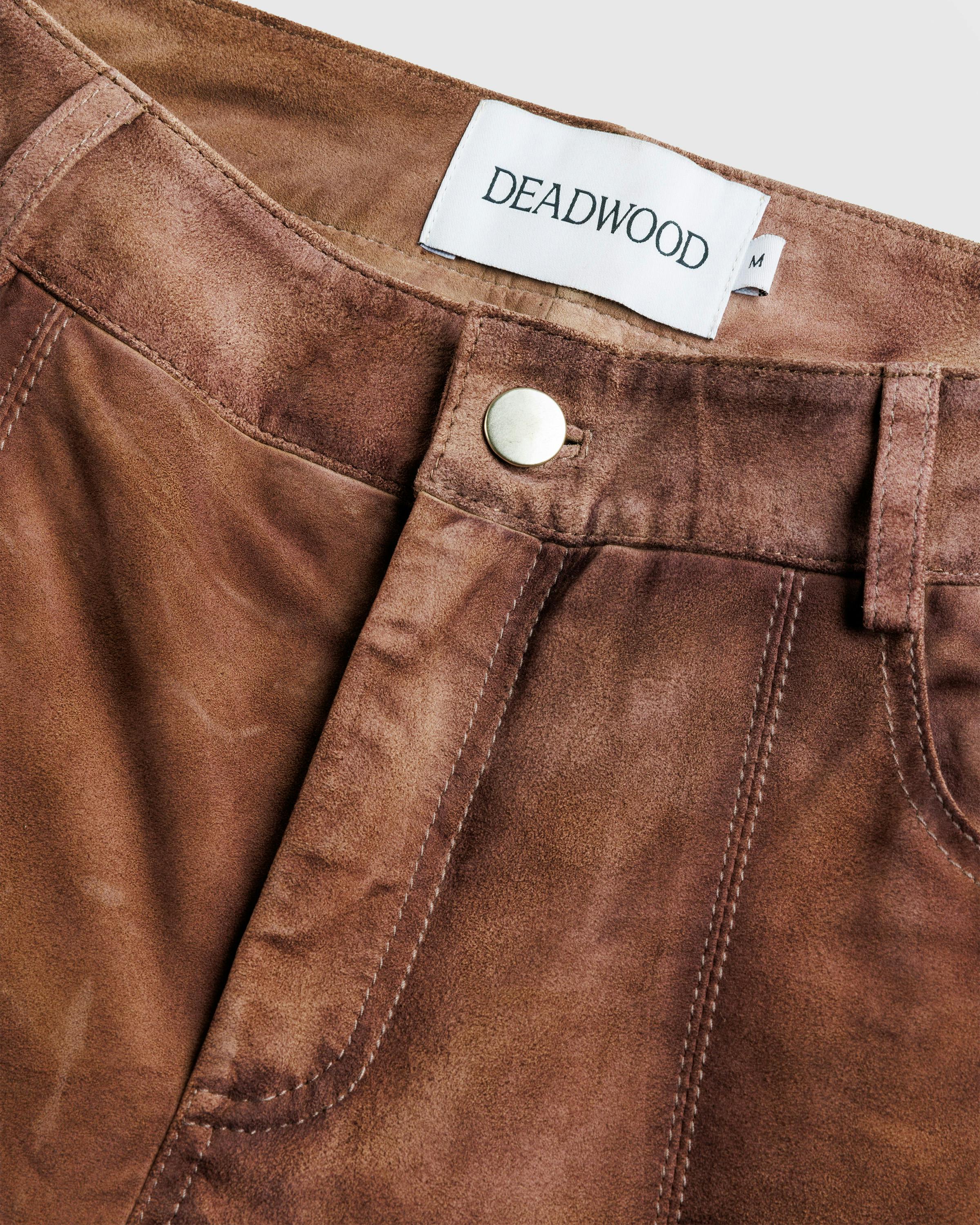 Deadwood – Prowess Pants Brown - Leather Pants - Brown - Image 4