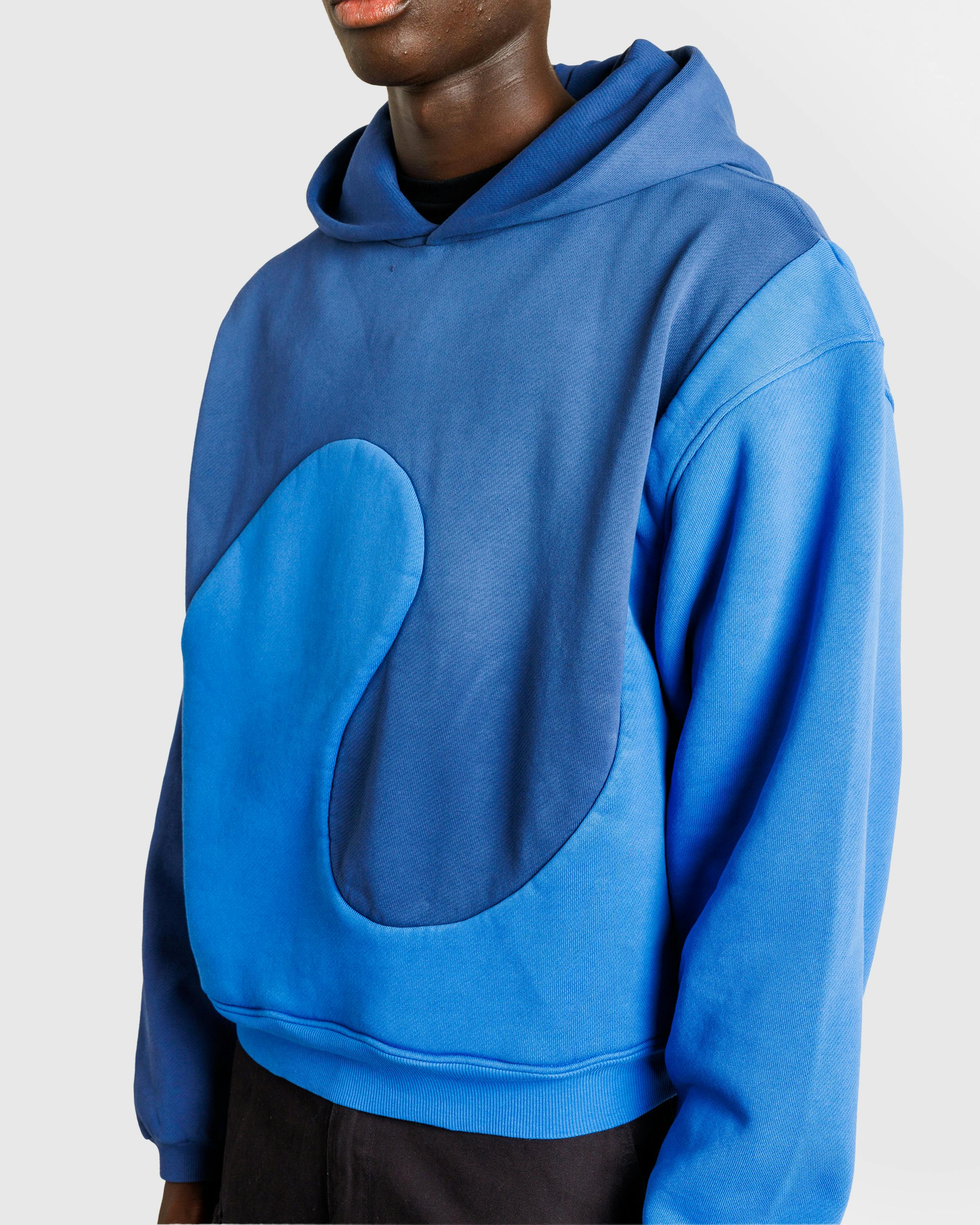 ERL – Classic Swirl Hoodie Knit Blue - Hoodies - Blue - Image 7