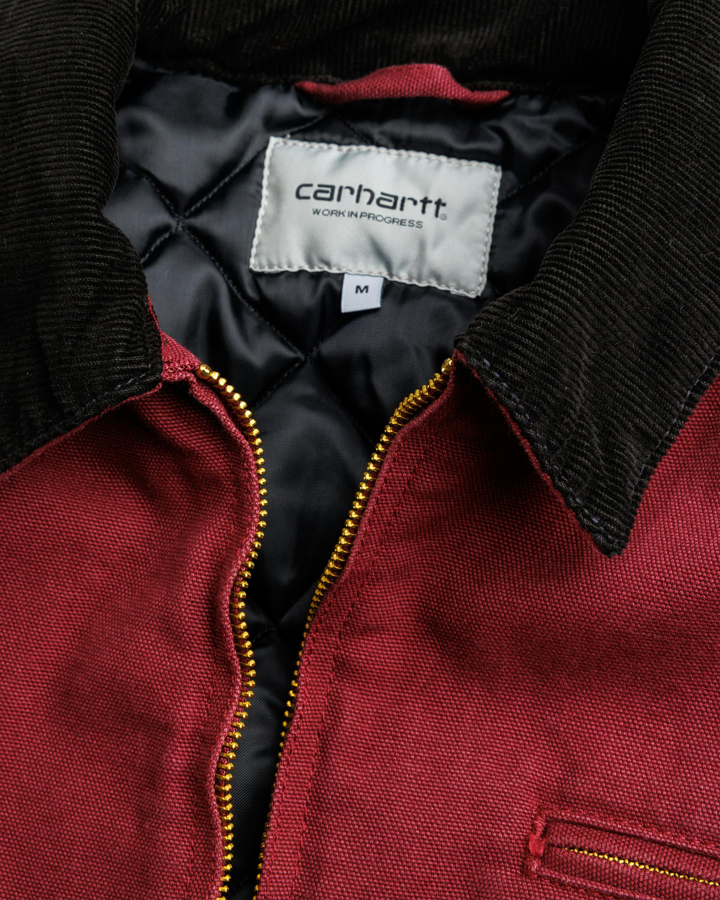 Carhartt WIP – OG Detroit Jacket Malbec / Black /aged canvas - Jackets - Brown - Image 7