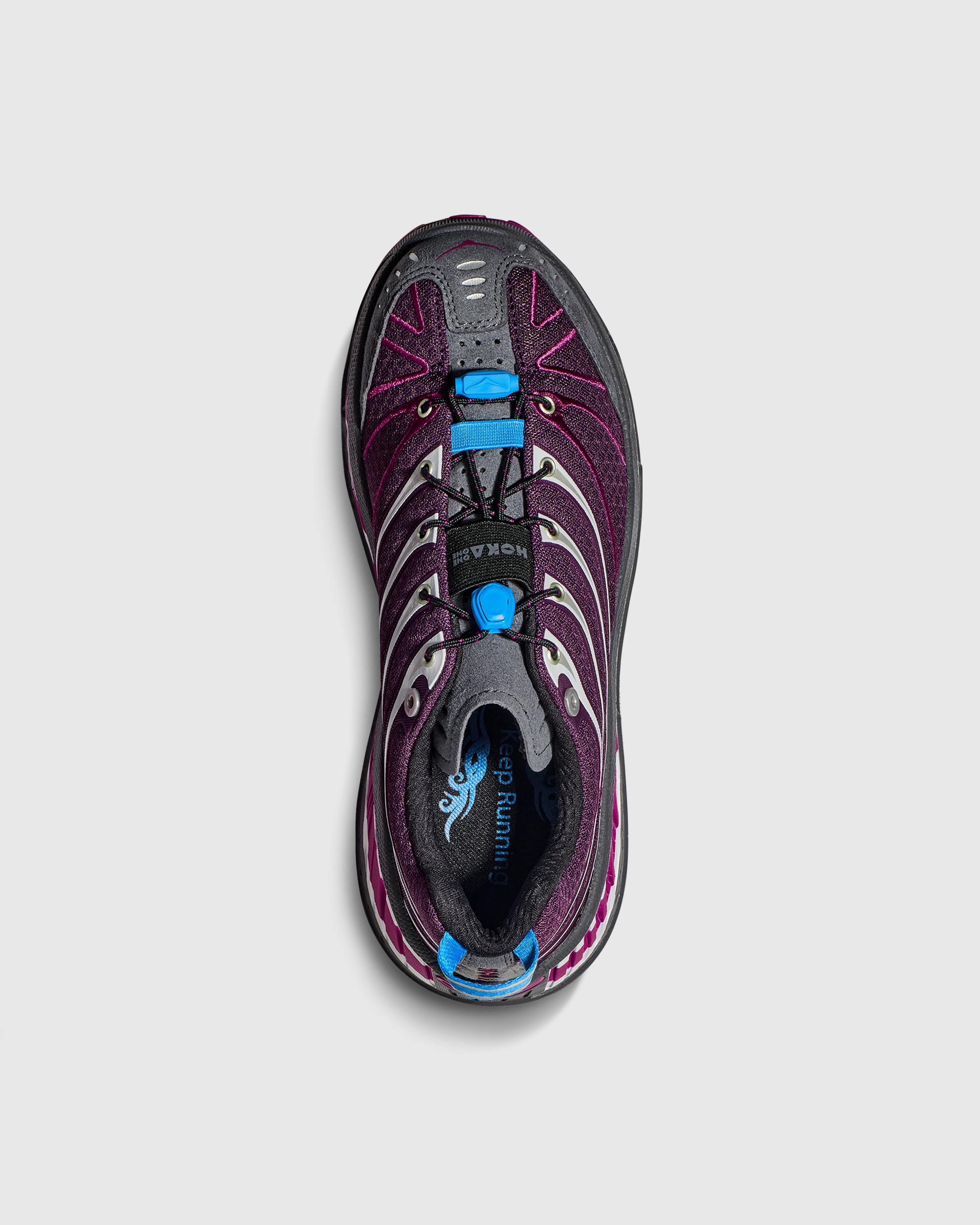 HOKA – Stinson Evo OG Aubergine/Fuchsia  - Low Top Sneakers - Pink - Image 3