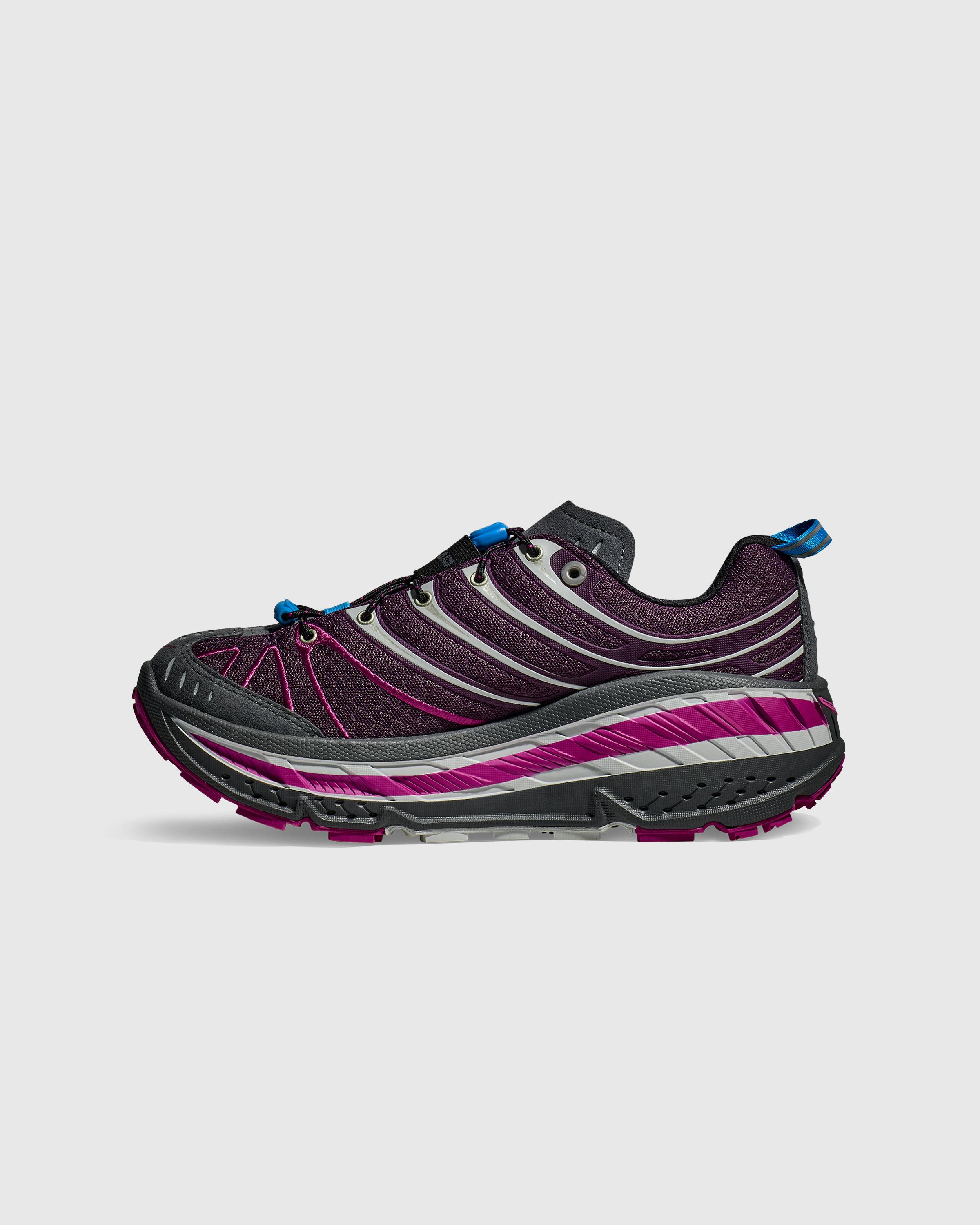 HOKA – Stinson Evo OG Aubergine/Fuchsia  - Low Top Sneakers - Pink - Image 6