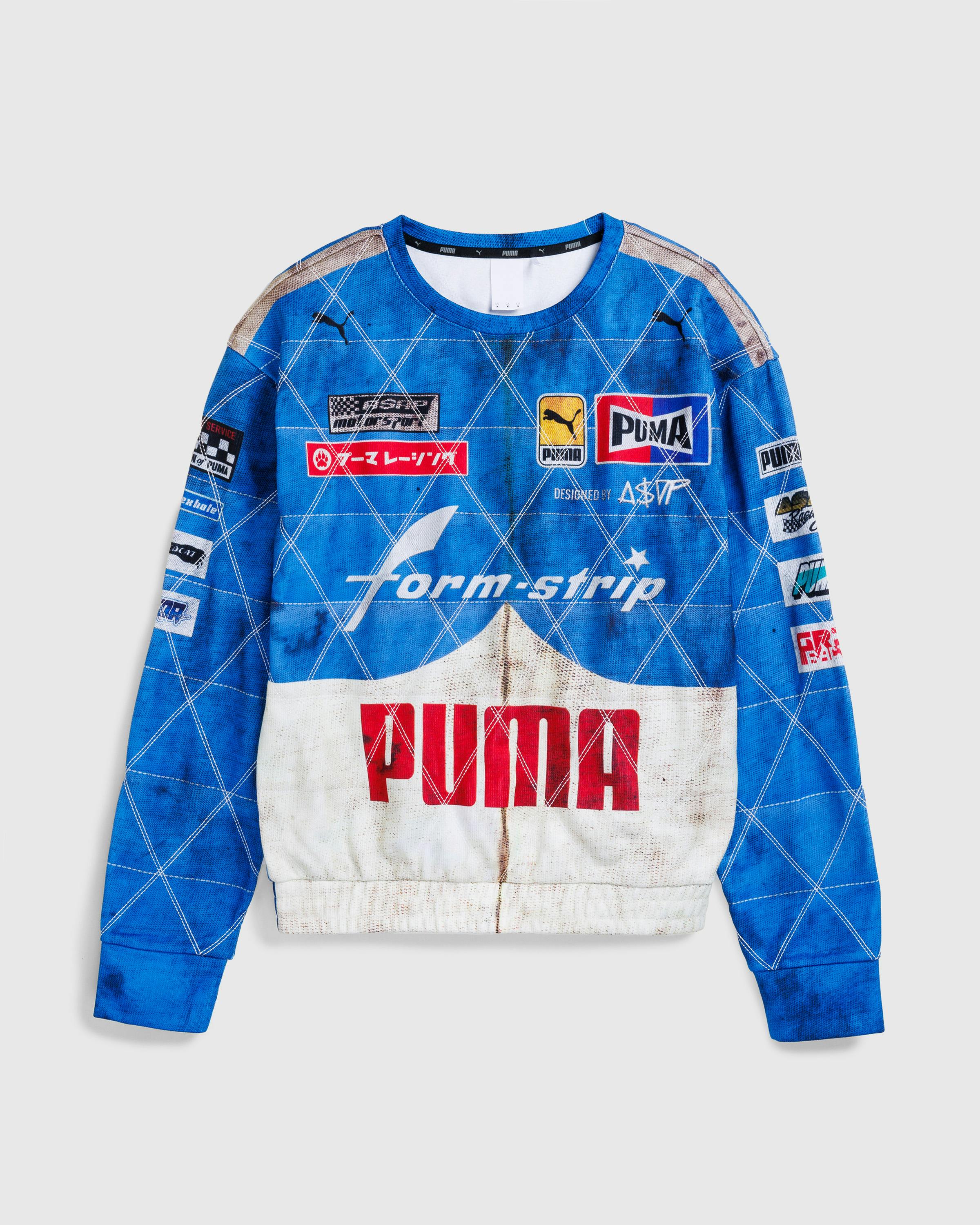 Puma x A$AP Rocky – Quilted Sweatshirt Clyde Royal - Sweatshirts - Blue - Image 1