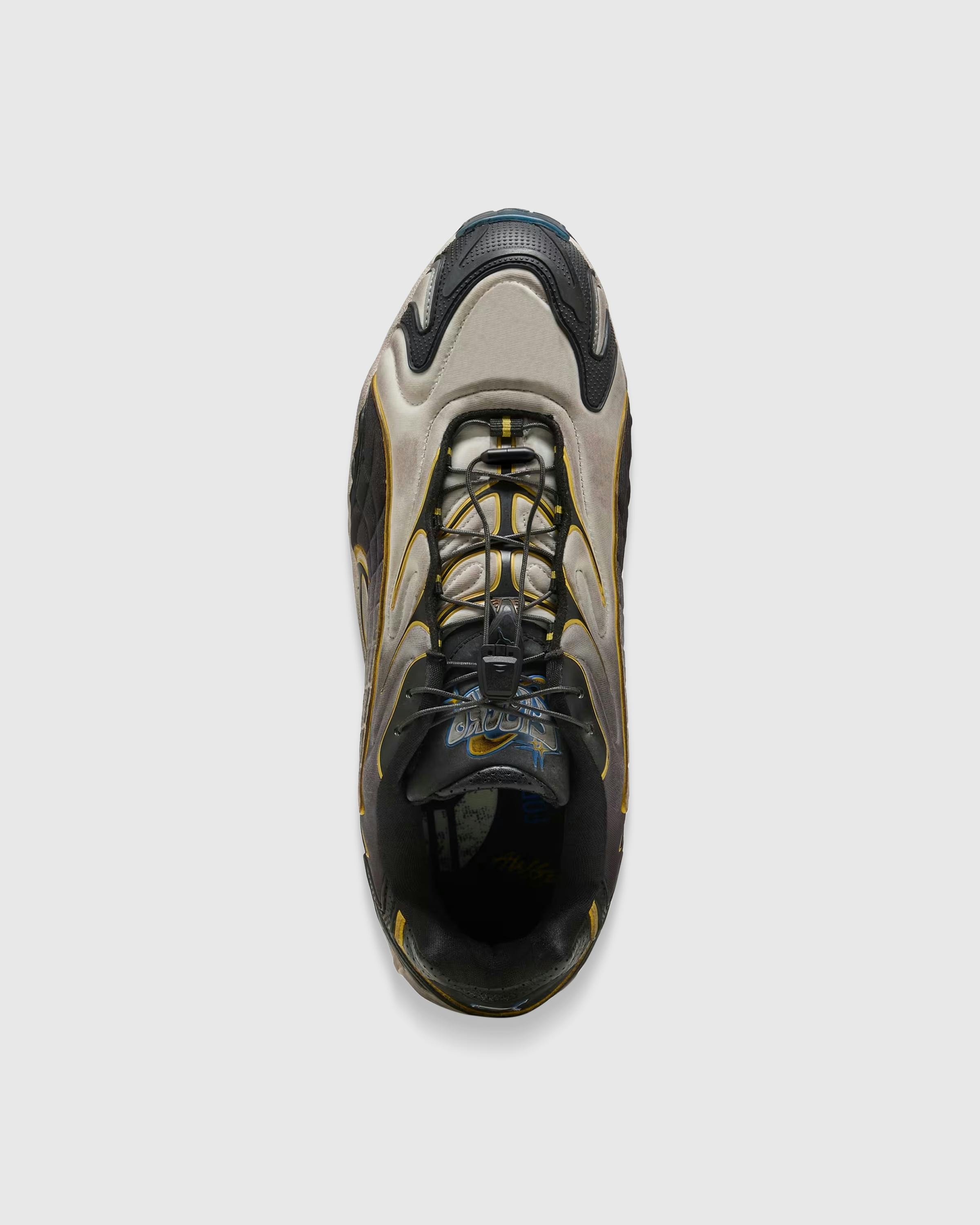 Puma x A$AP Rocky – Inhale Distressed Warm White/Black-Pelé Yellow - Low Top Sneakers - White - Image 3