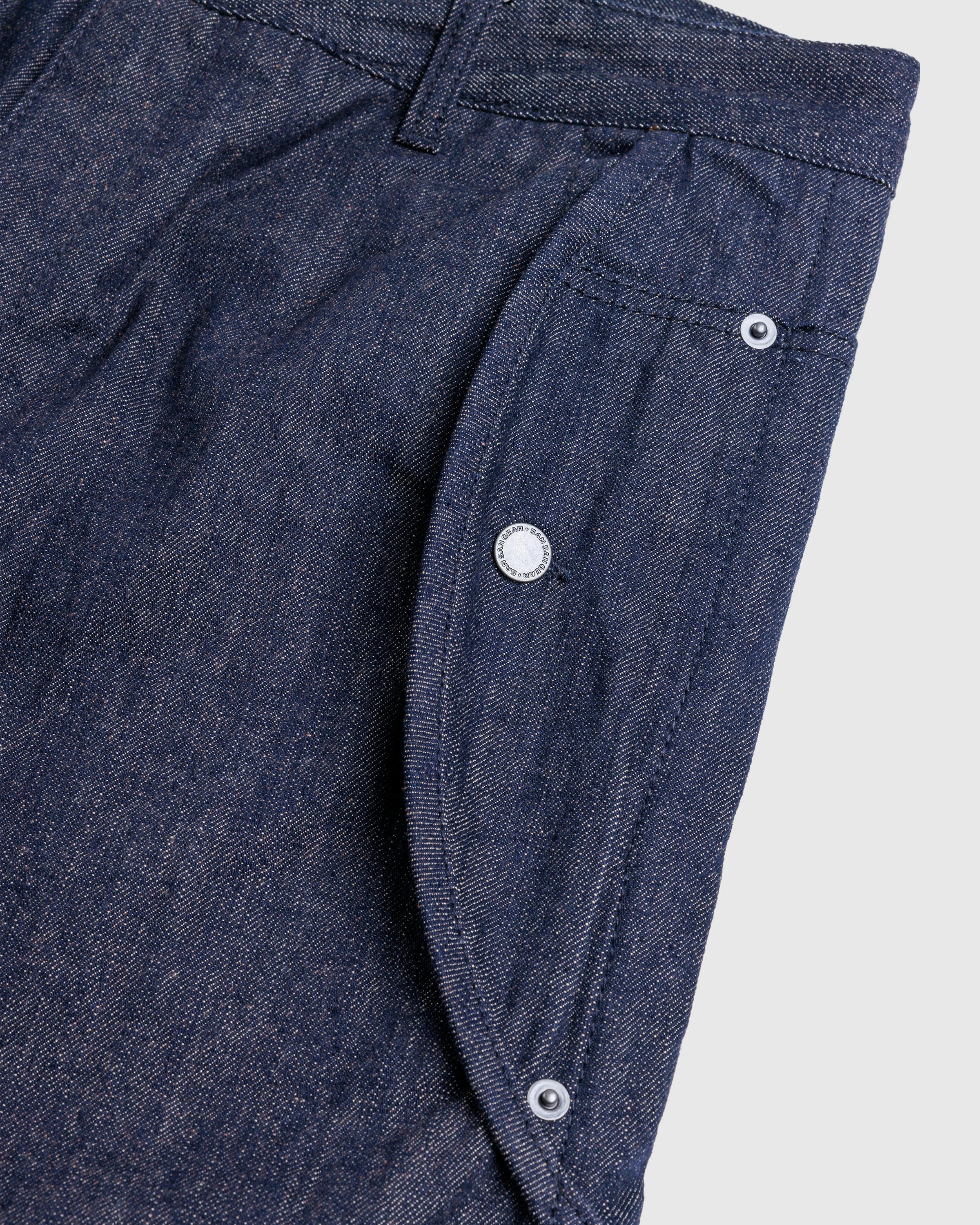 San San Gear – Denim Wave Pants Dark Indigo - Denim - Blue - Image 4